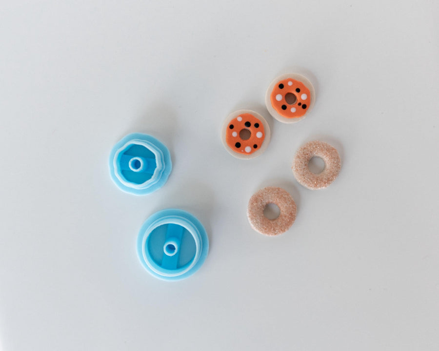 Donut Stud - Version 2 - 2 Piece Set