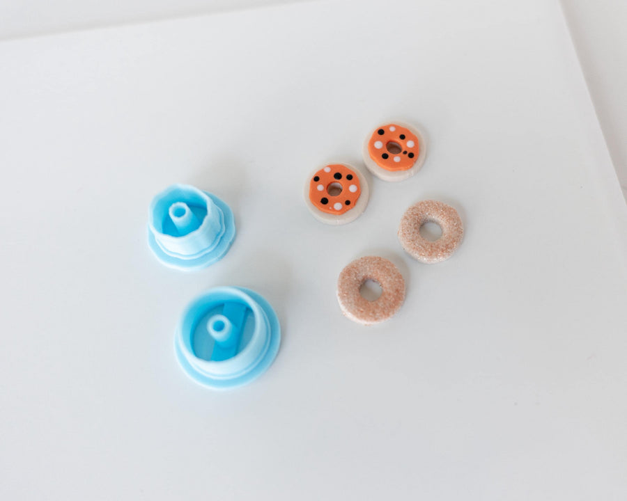 Donut Stud - Version 2 - 2 Piece Set