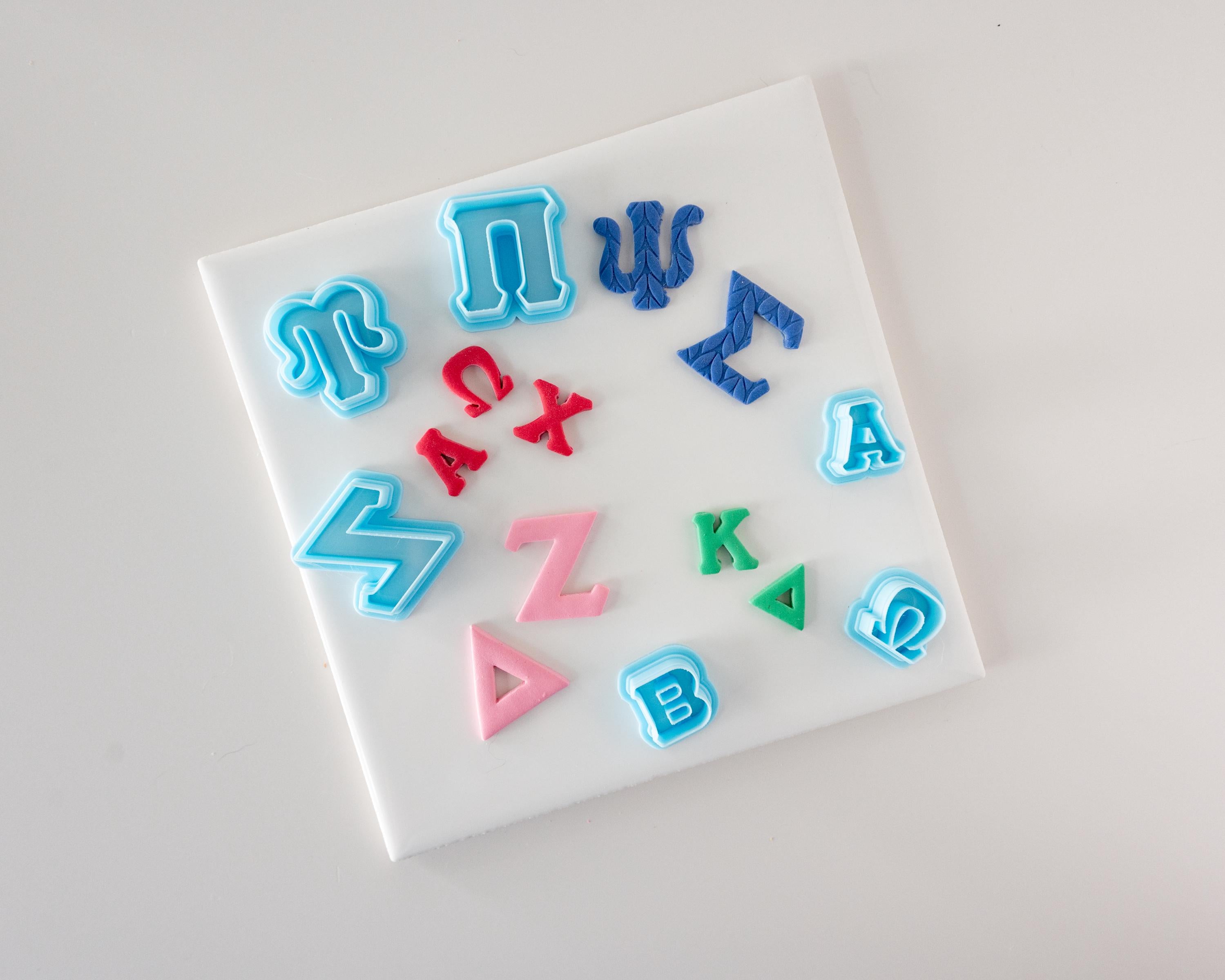 Greek Alphabet - Cutters