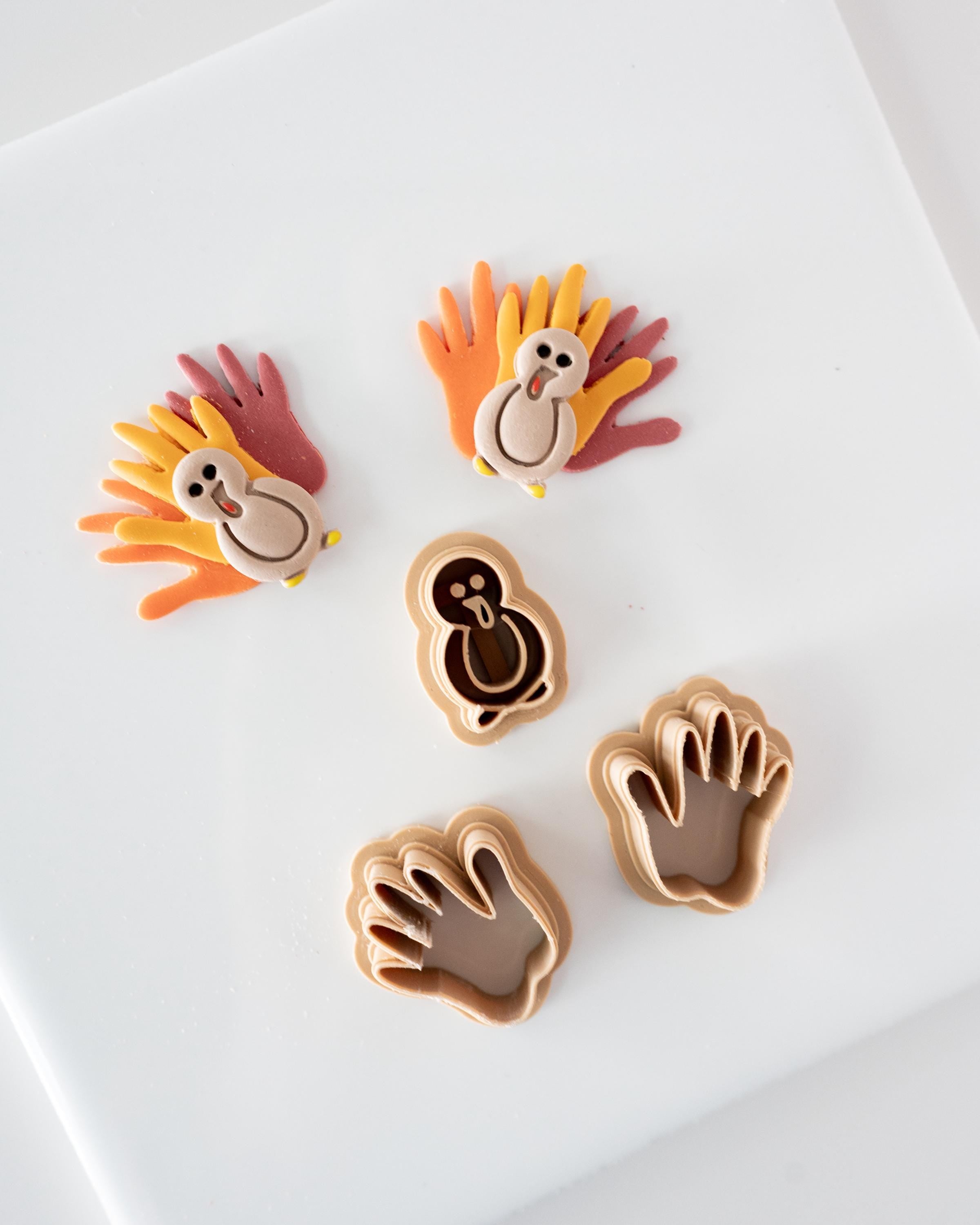 Hand Turkey - Thanksgiving Collection - 3 piece set