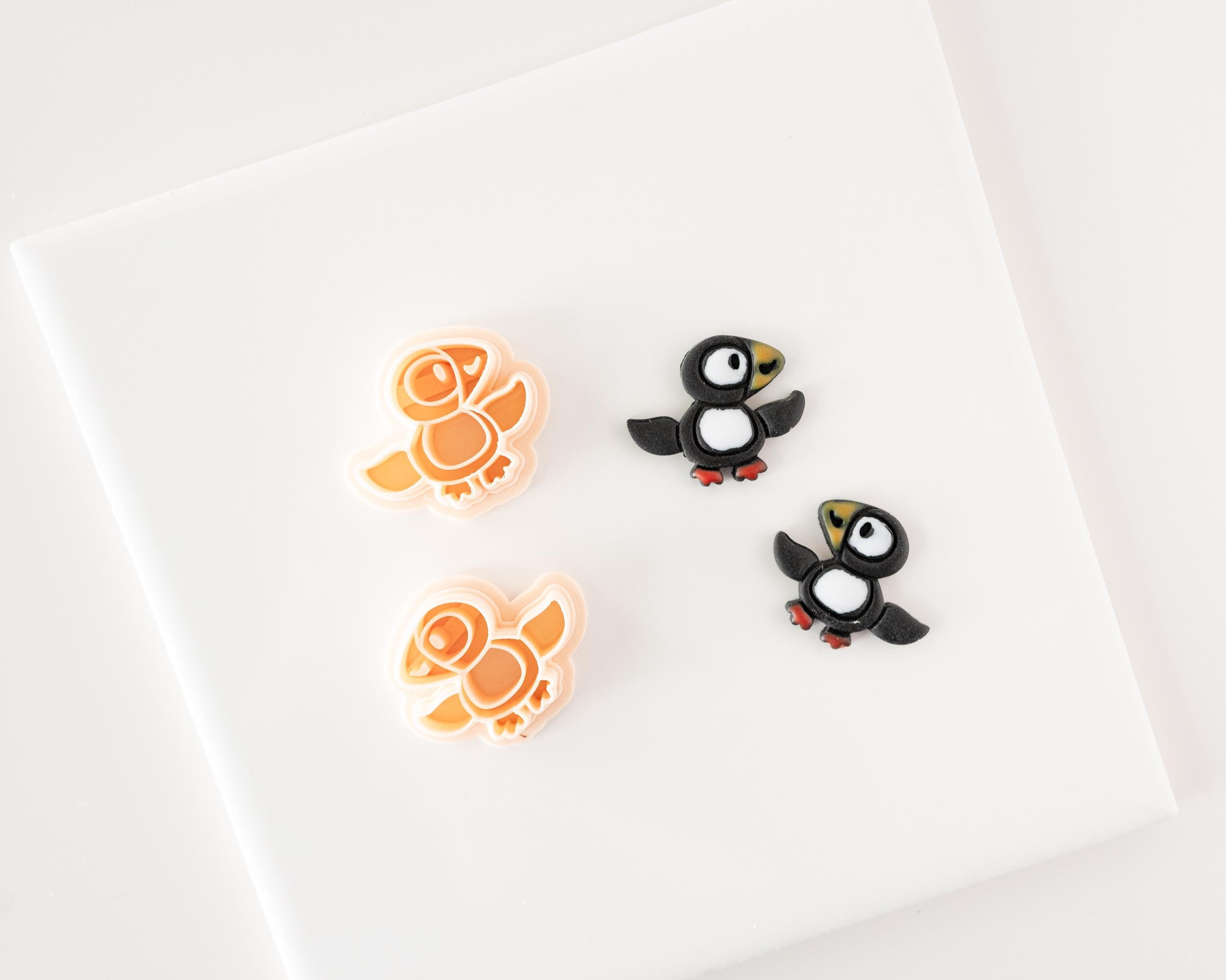 Elf Puffin Bird Mirrored Set