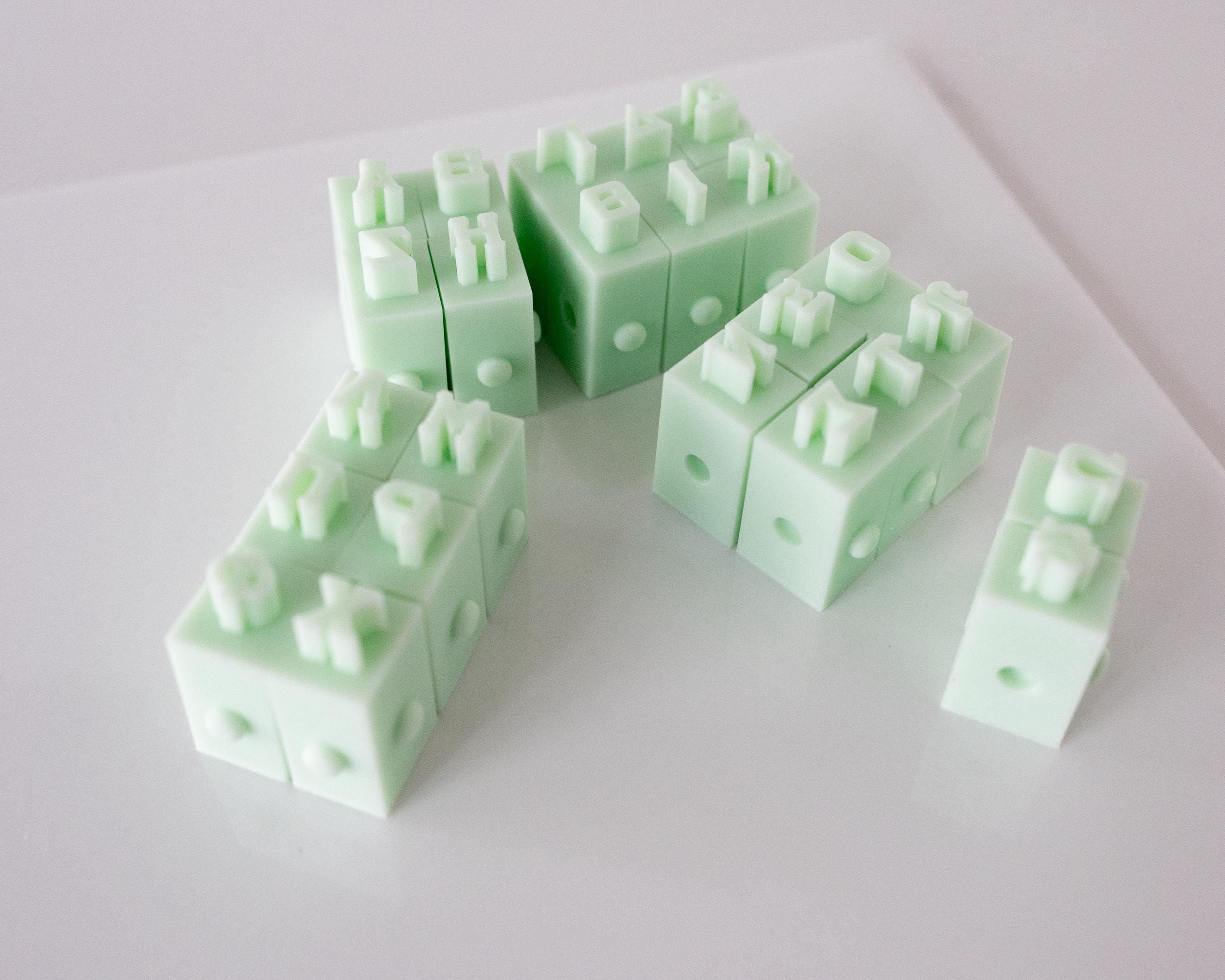 Greek Alphabet - Mini Interlocking Stamp Set - Resin