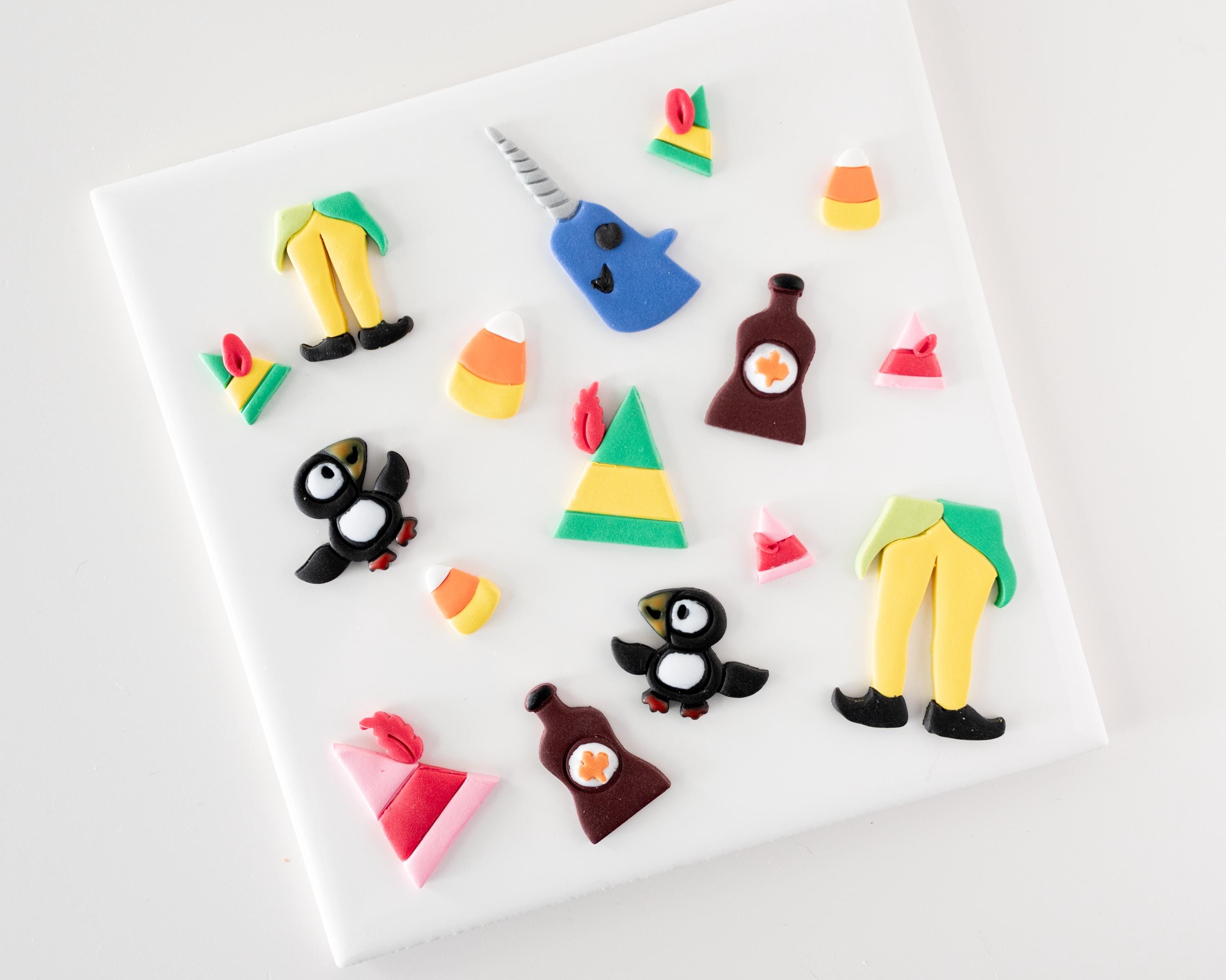 Elf Puffin Bird Mirrored Set