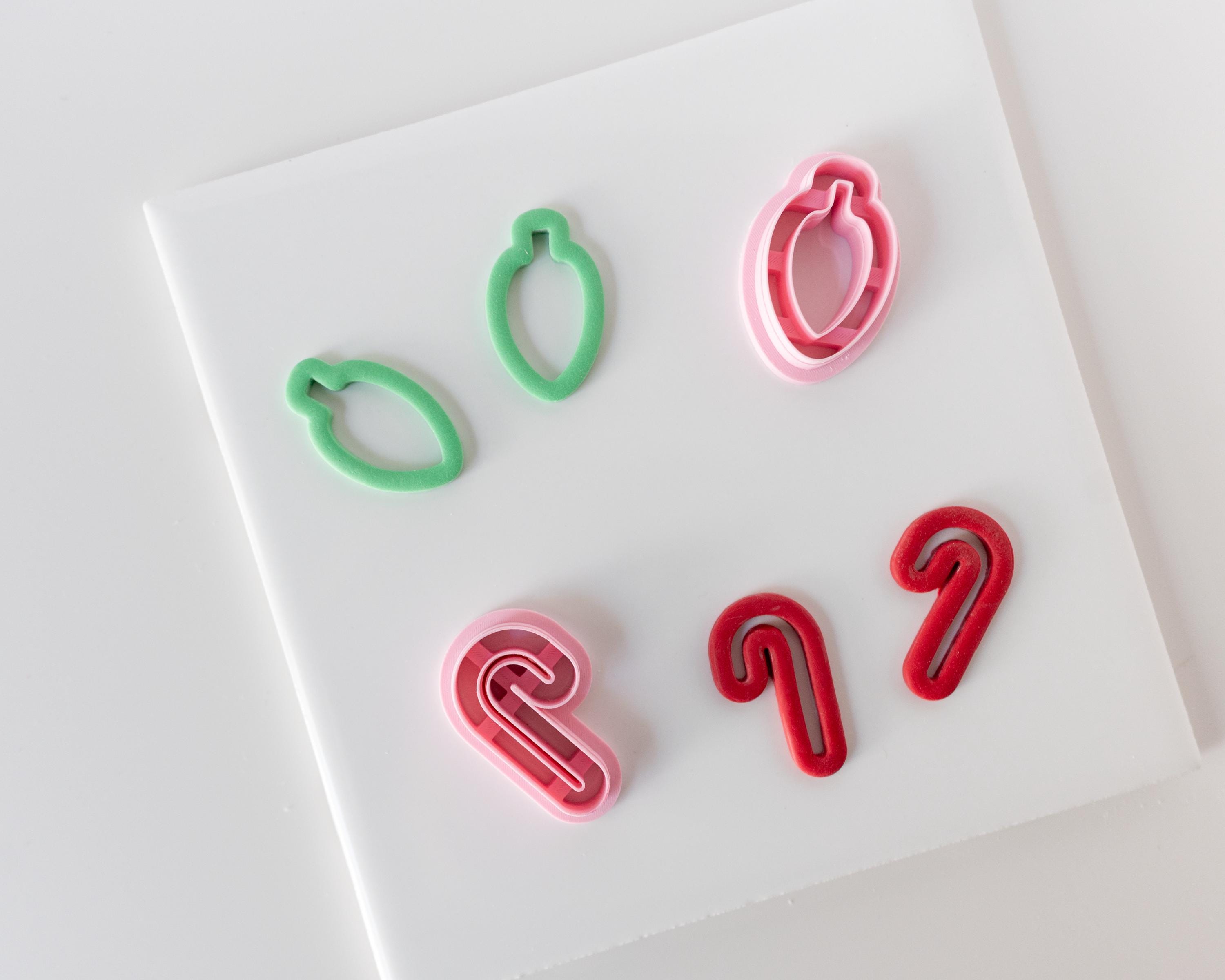 Holiday Outlines - Cutout clay cutters