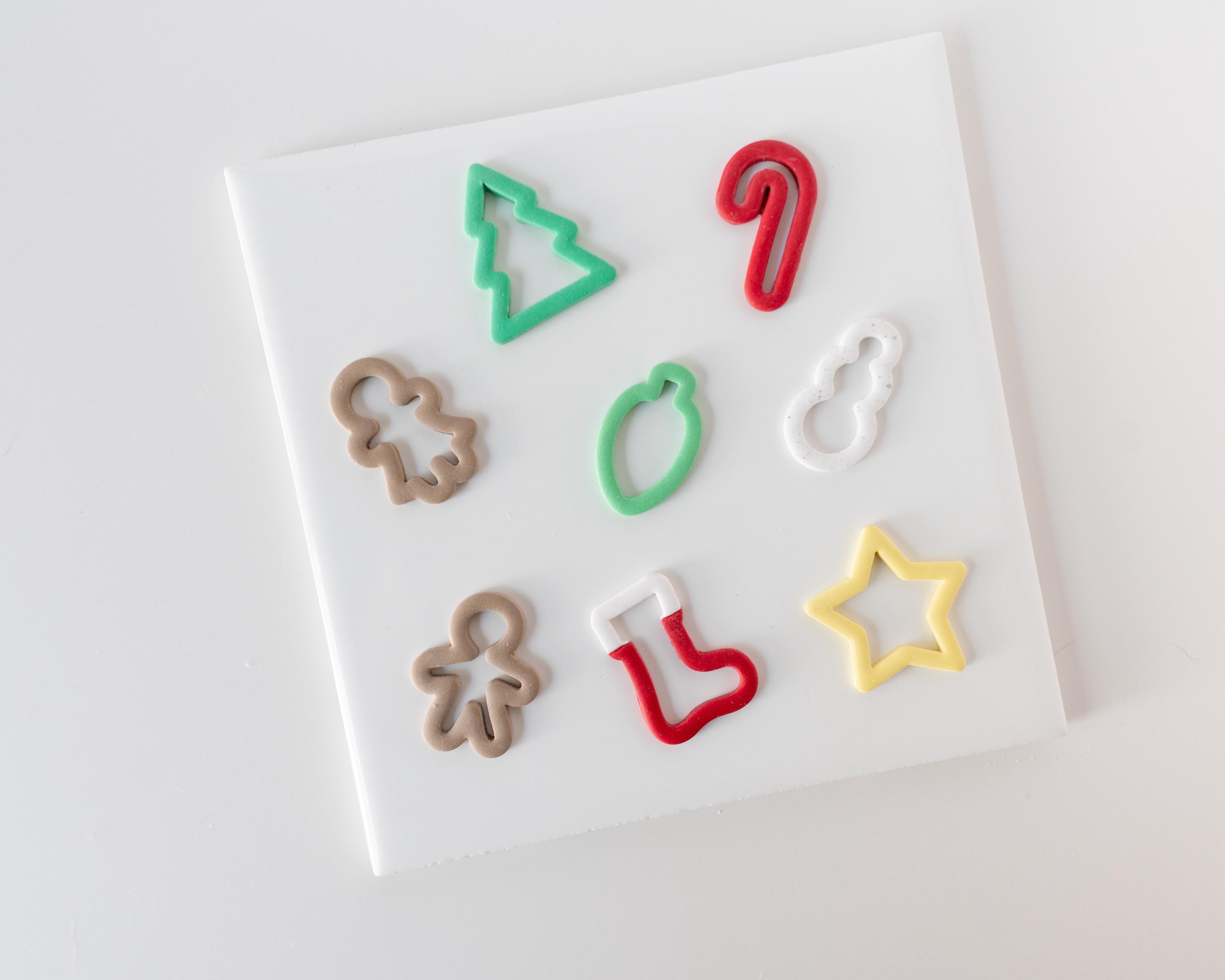 Holiday Outlines - Cutout clay cutters