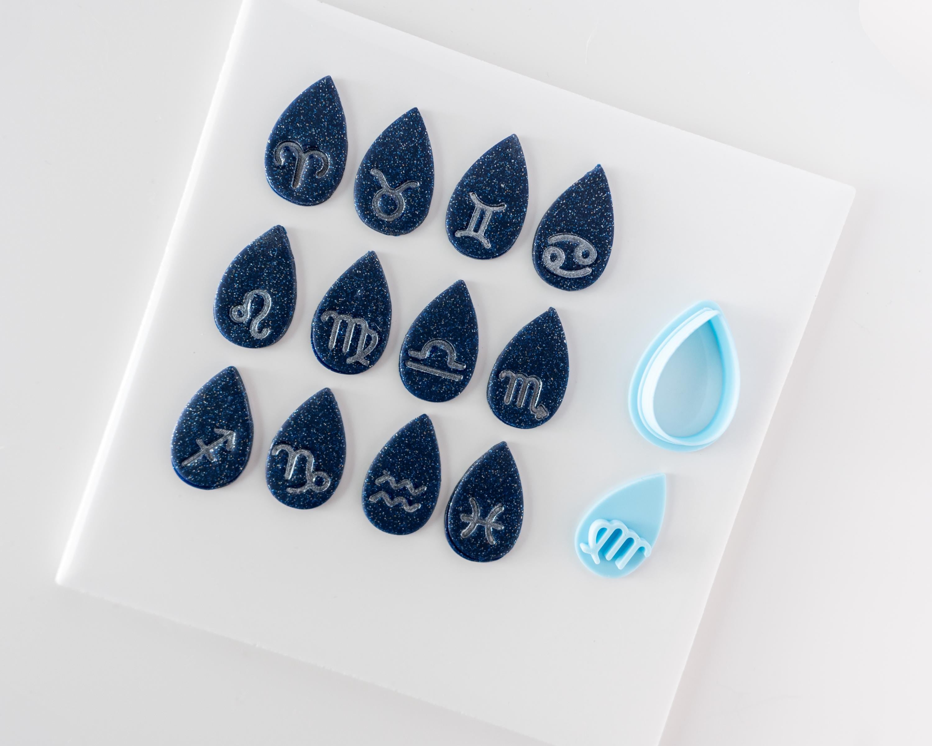 Zodiac Drops - Stamp and Drop Outline