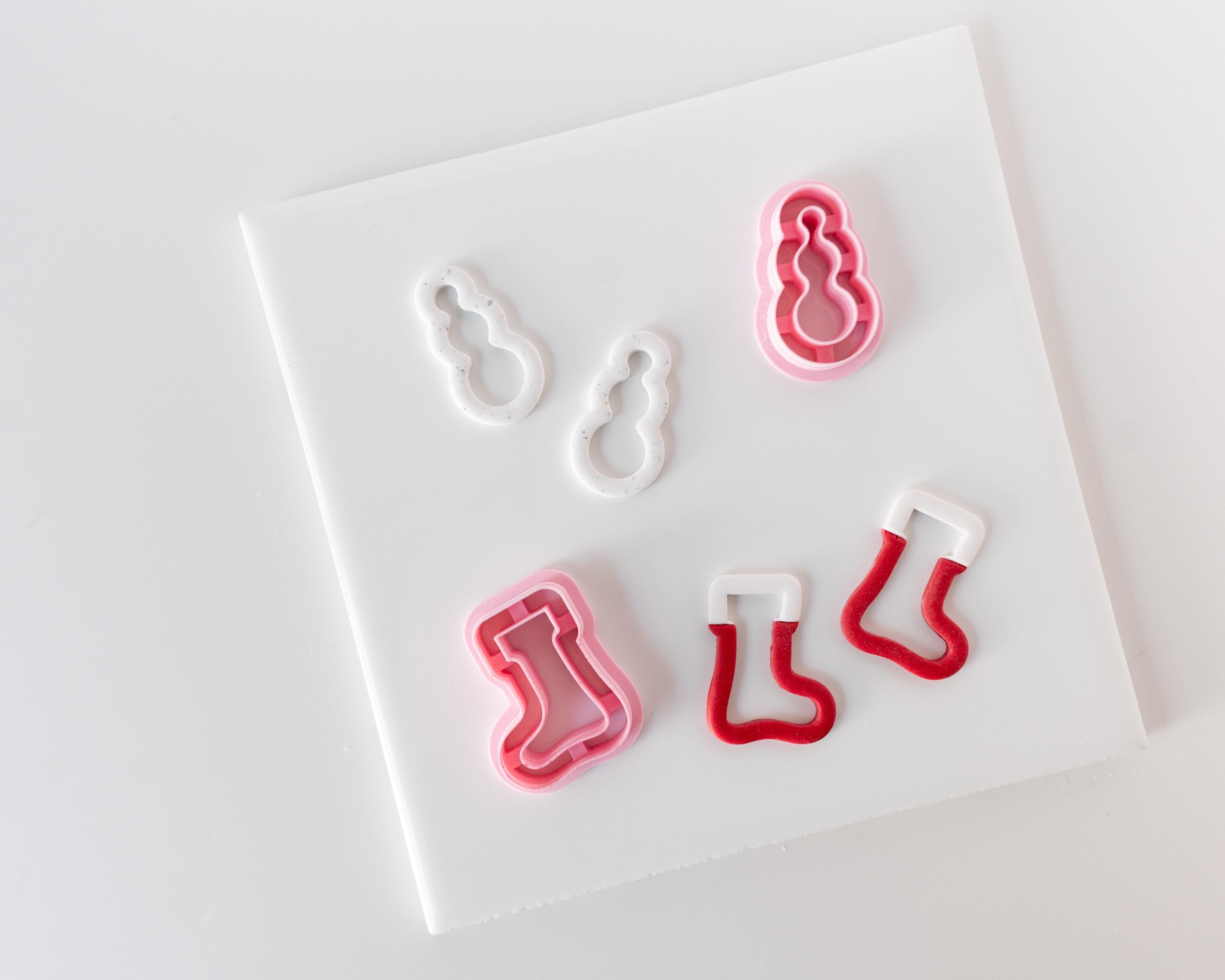 Holiday Outlines - Cutout clay cutters