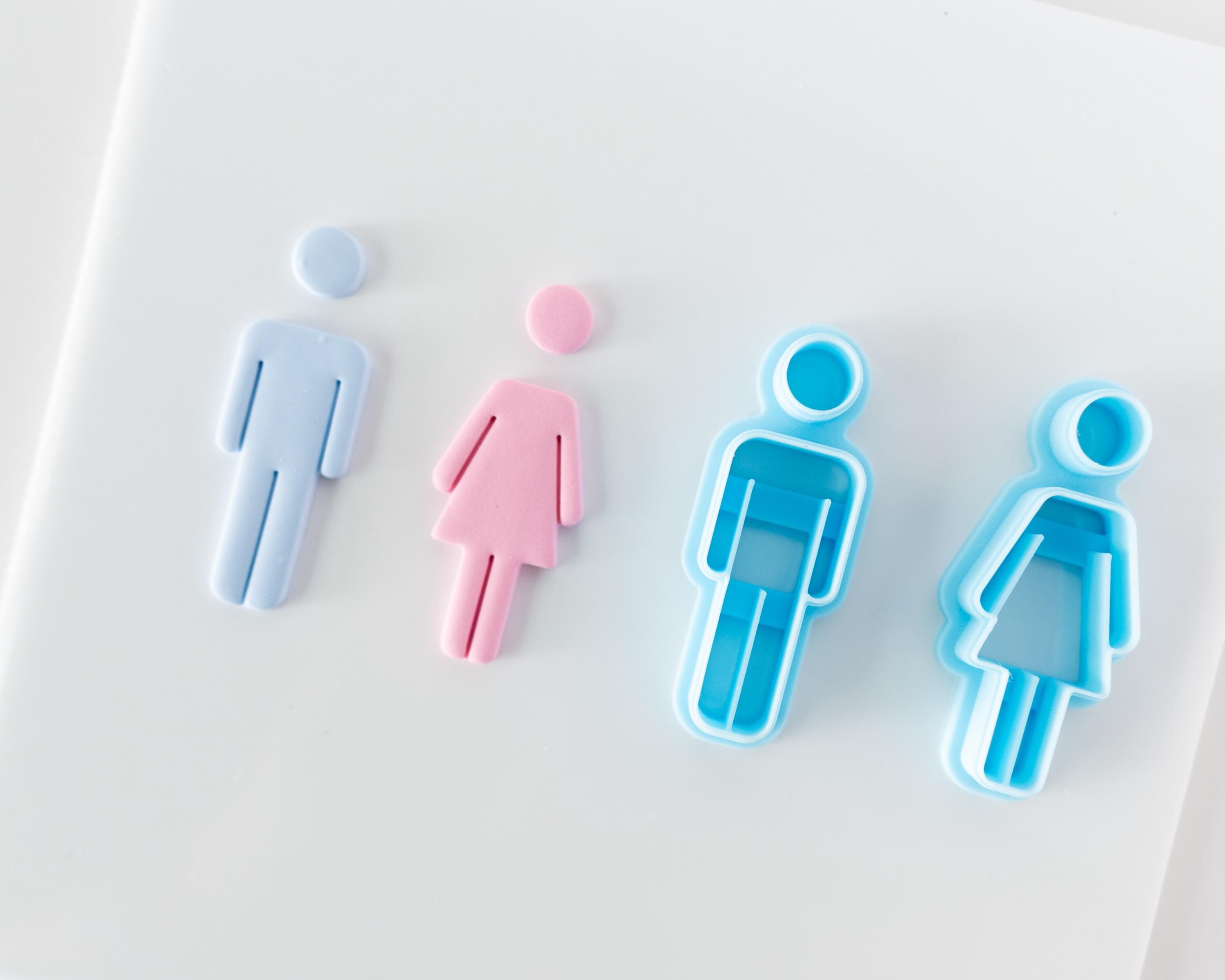 Gender Bathroom People - Male and Female