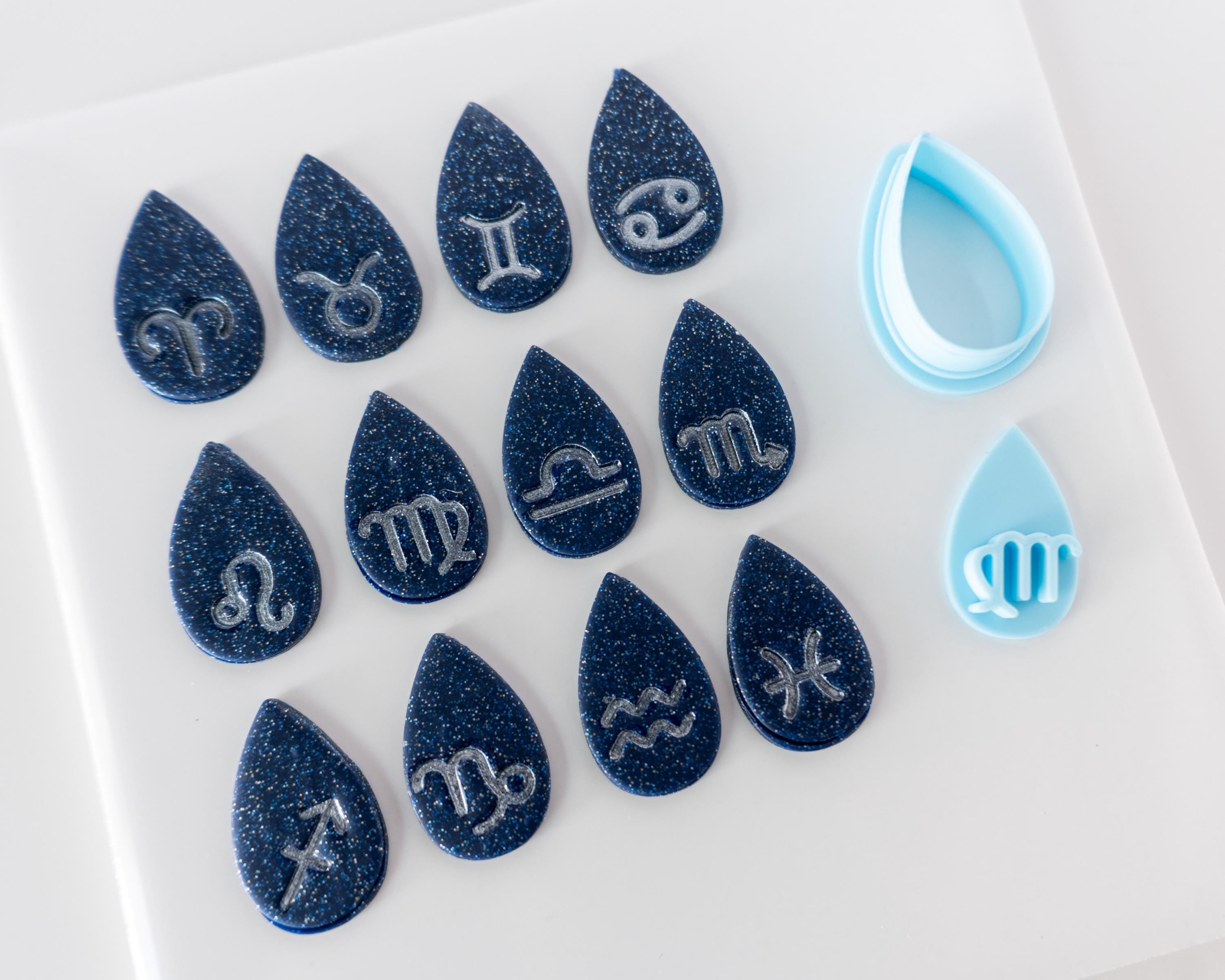 Zodiac Drops - Stamp and Drop Outline
