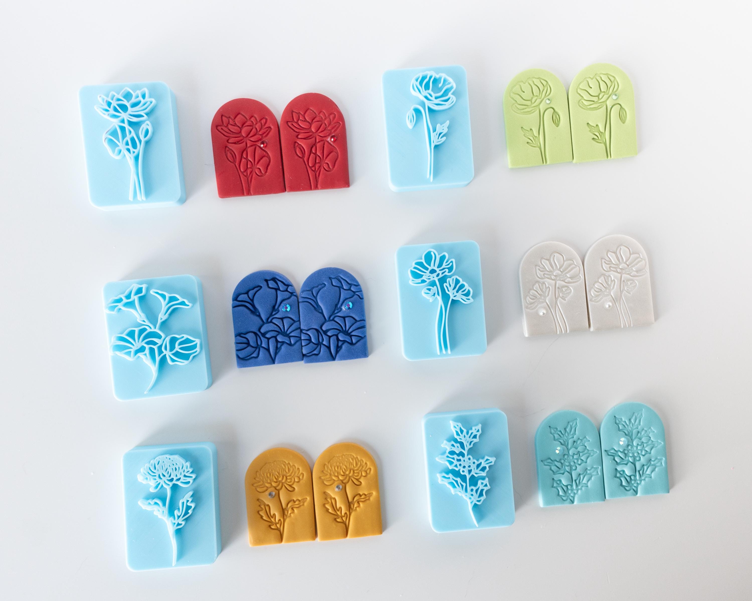 Birth Flower Stamp Set