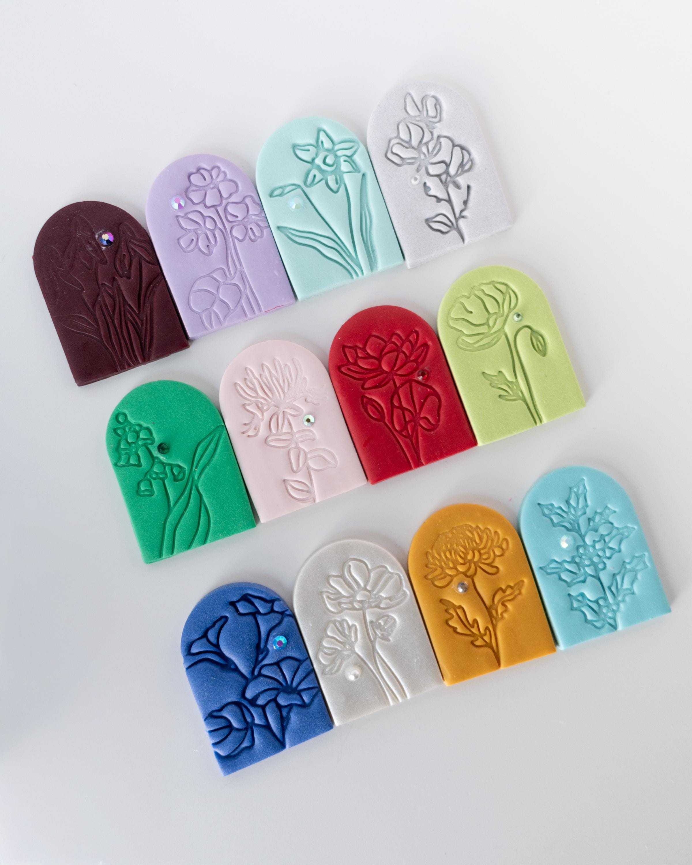 Birth Flower Stamp Set