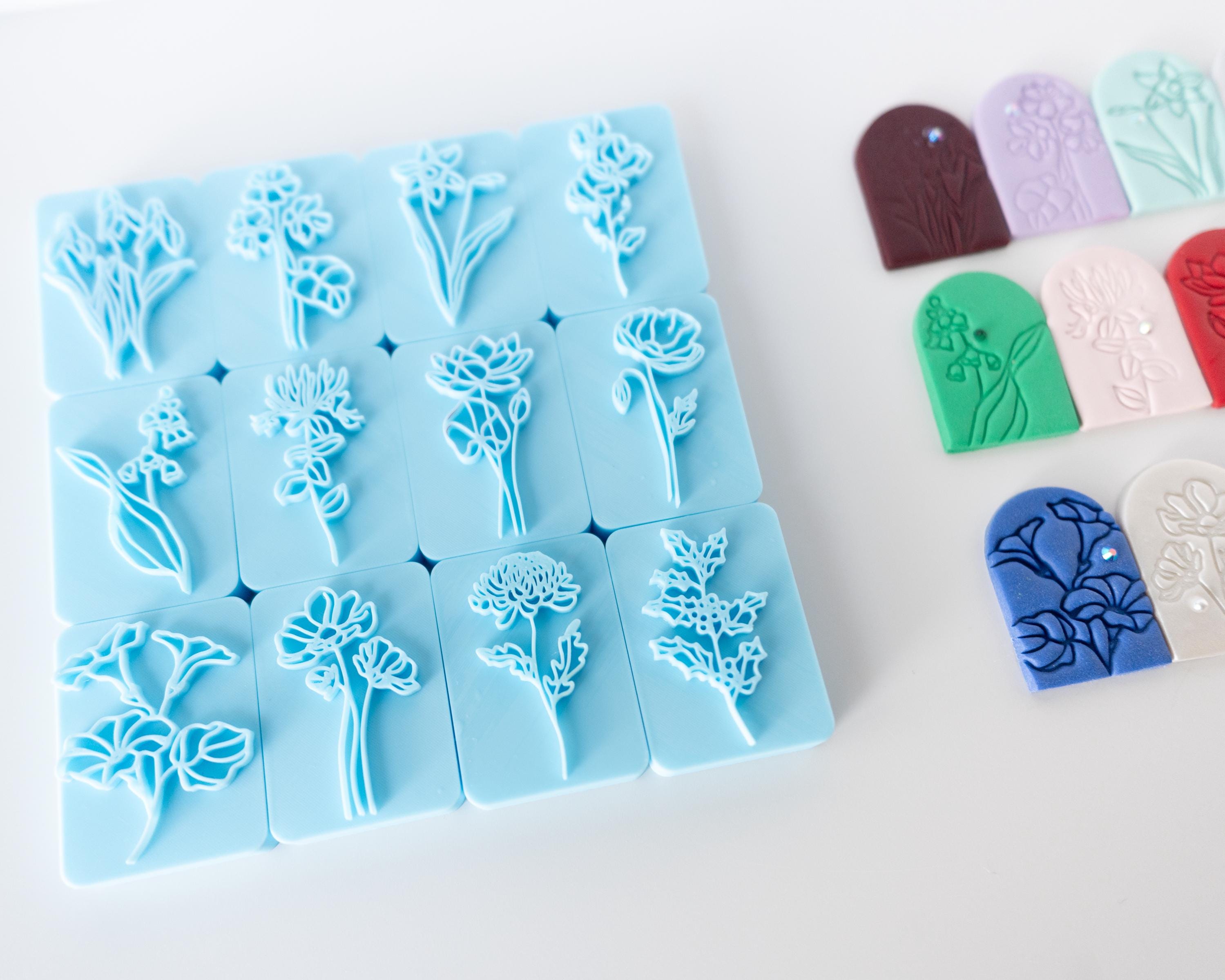 Birth Flower Stamp Set