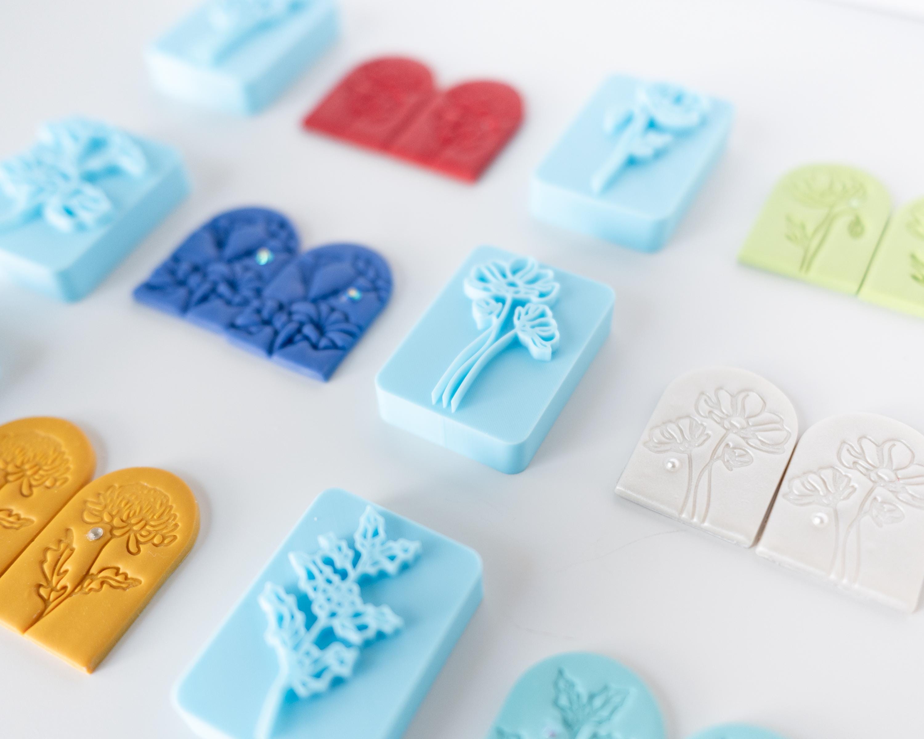 Birth Flower Stamp Set