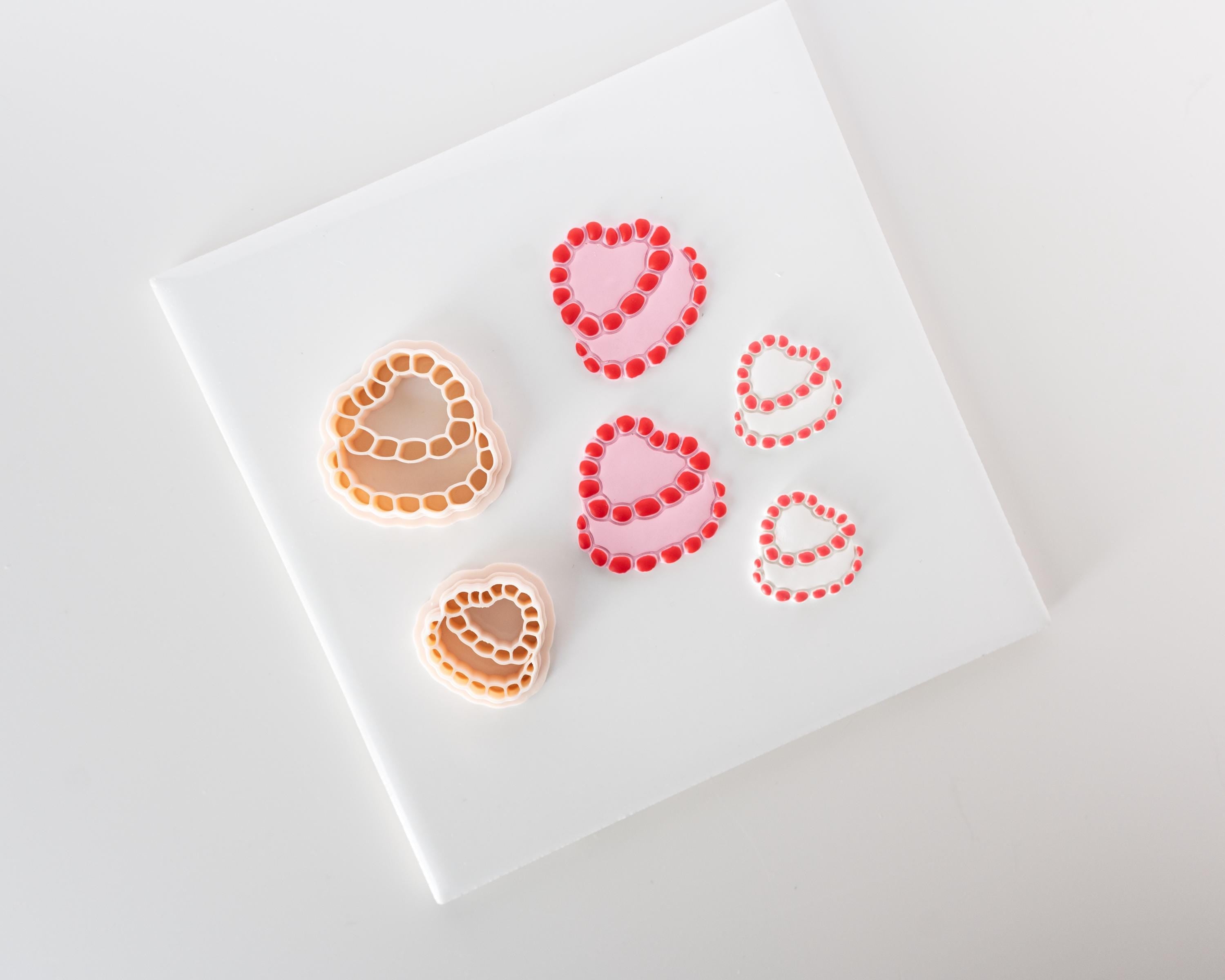 Vintage Valentine's Heart Cake