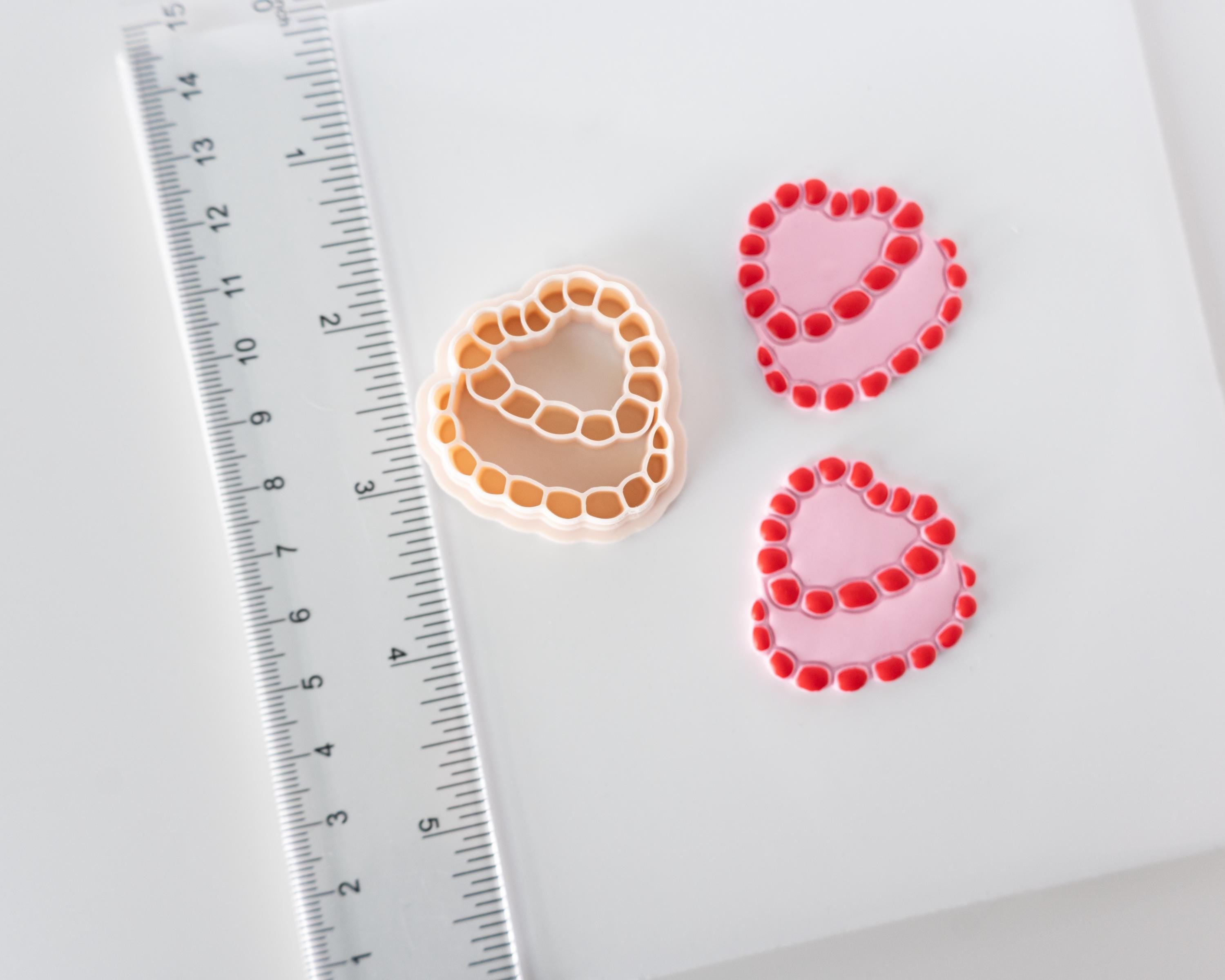 Vintage Valentine's Heart Cake