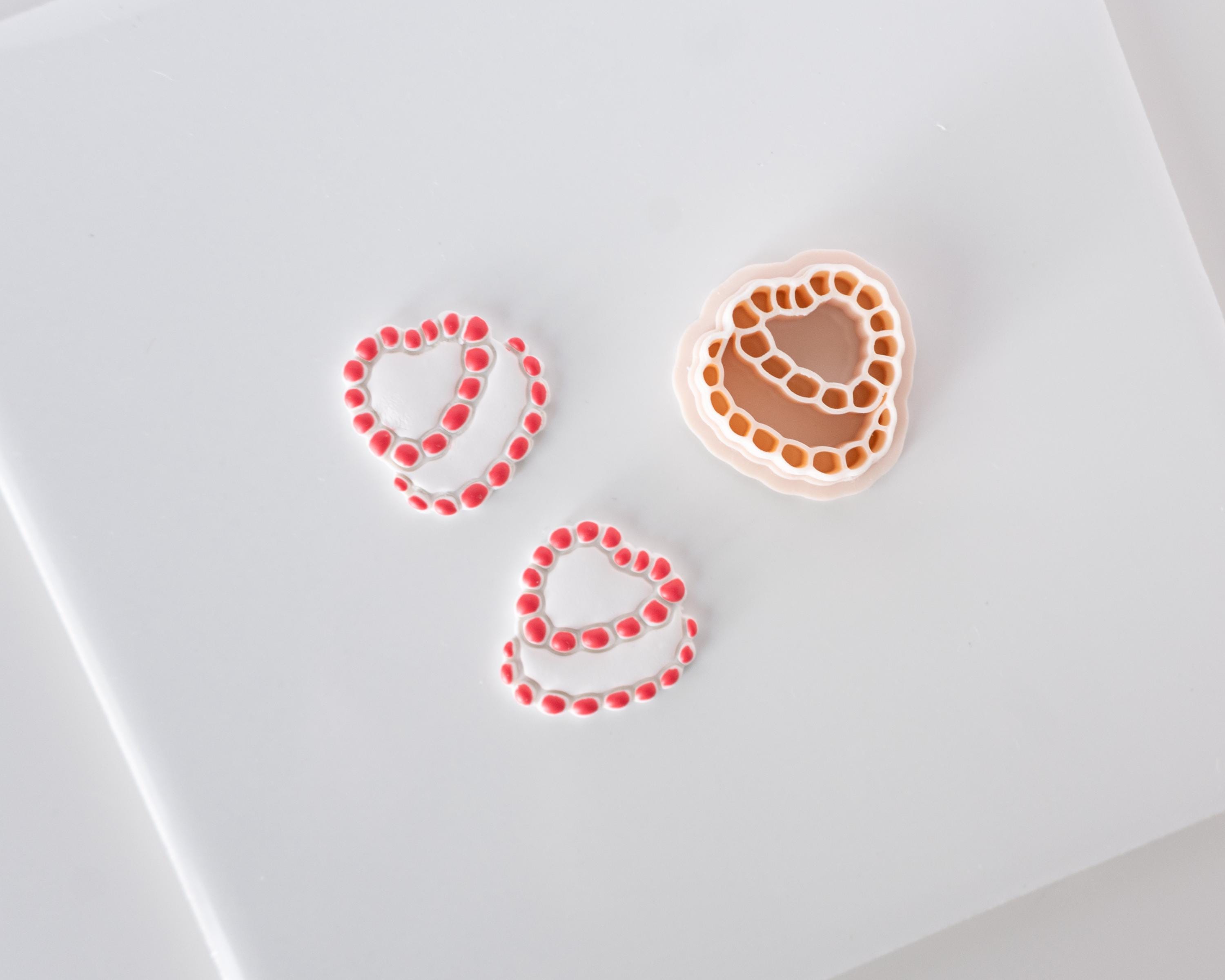 Vintage Valentine's Heart Cake