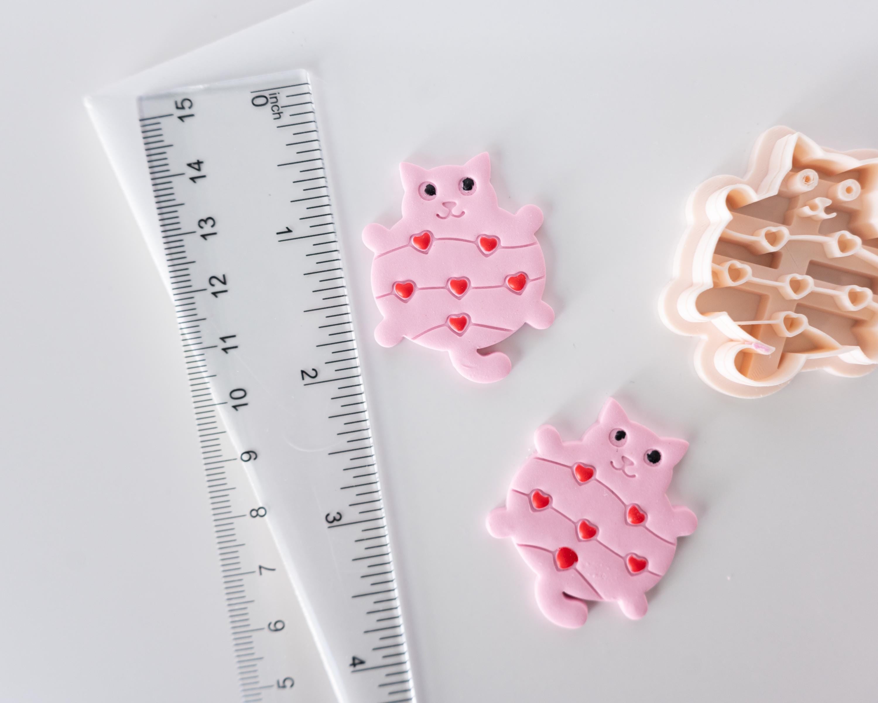 Cat with Heart Strings