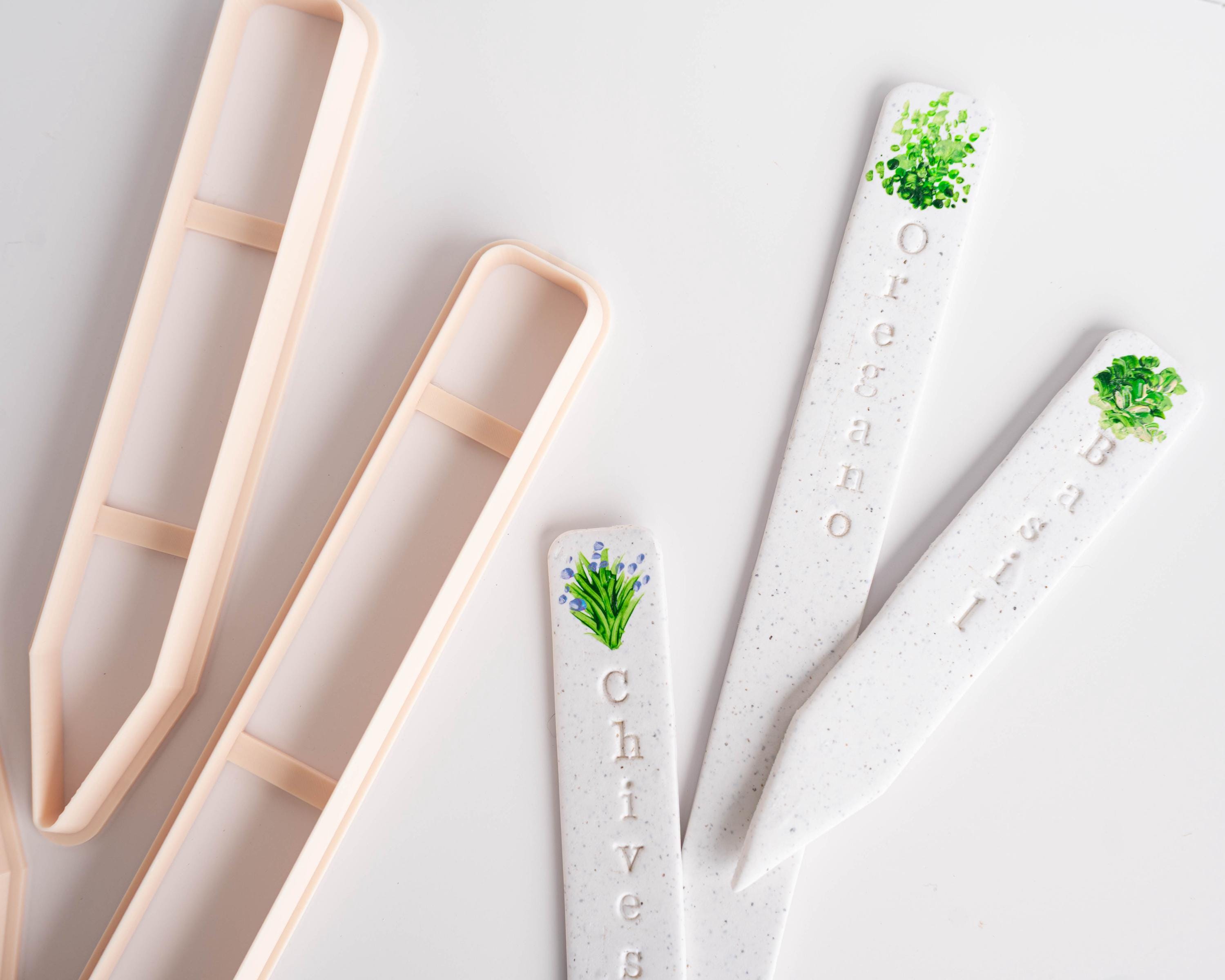 Herb Marker - Clay Cutter - 3 size options