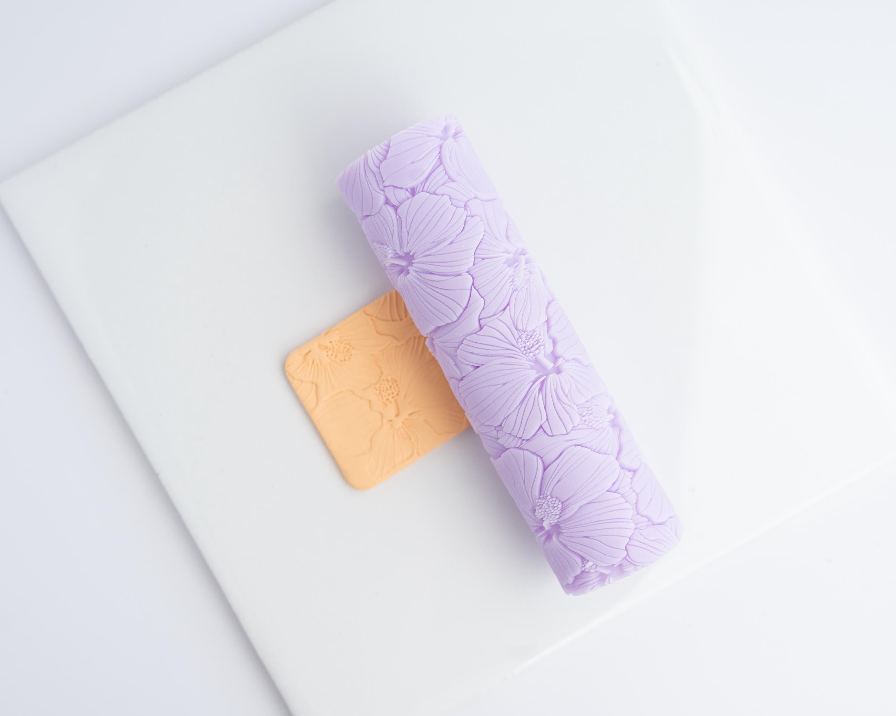 Hibiscus Roller - Resin Texture Roller
