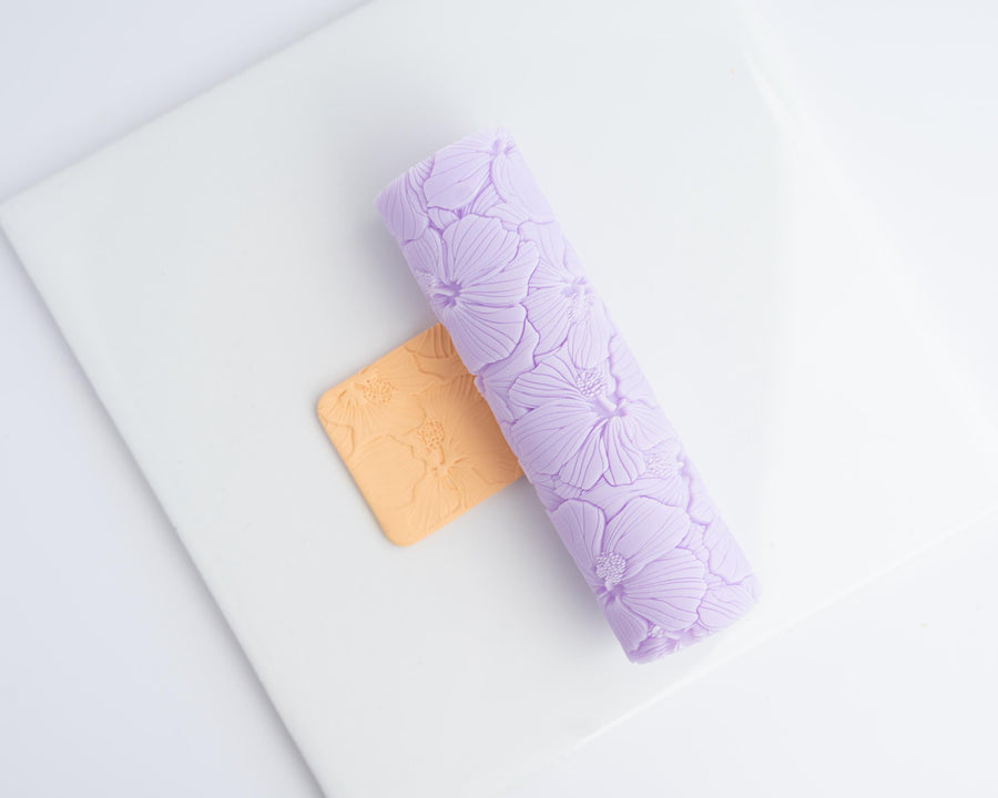 Hibiscus Roller - Resin Texture Roller