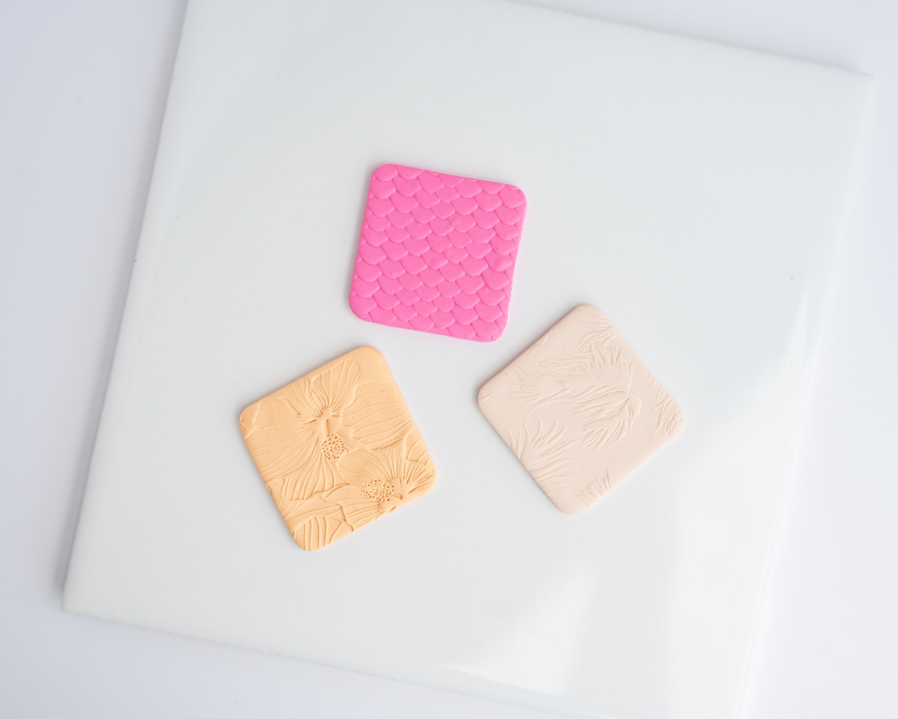 Hibiscus Roller - Resin Texture Roller