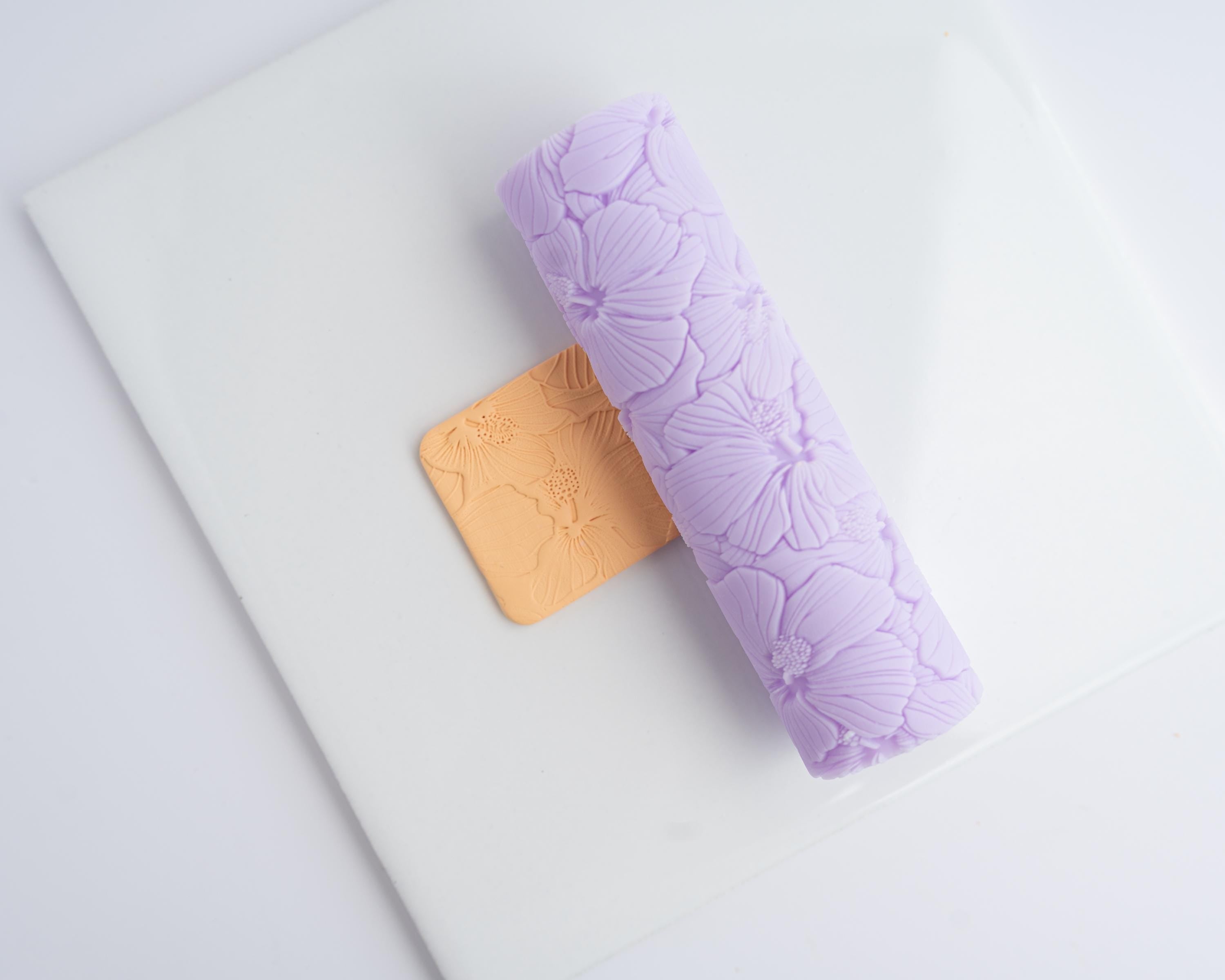 Hibiscus Roller - Resin Texture Roller