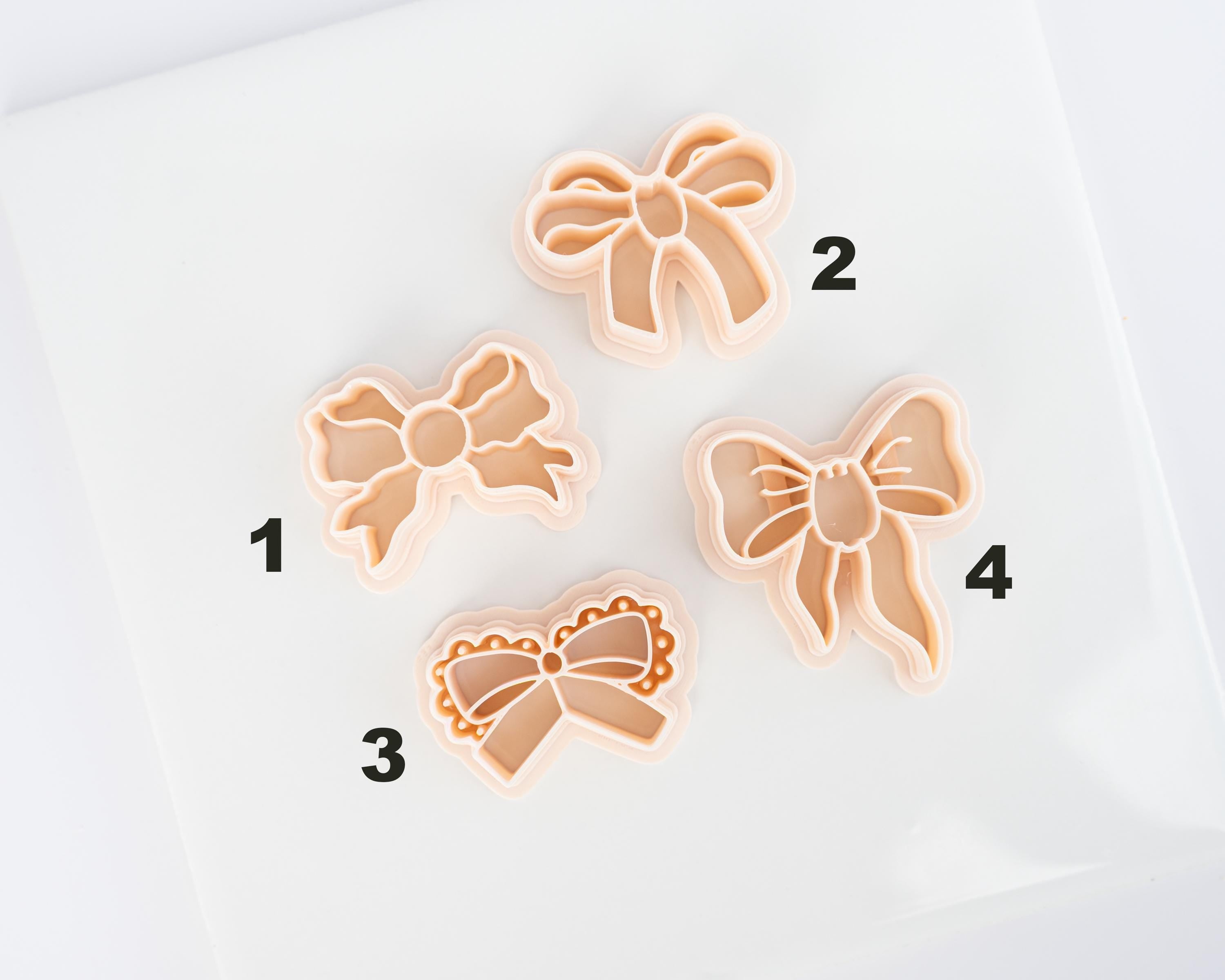 Bow Clay Cutters - Set 4