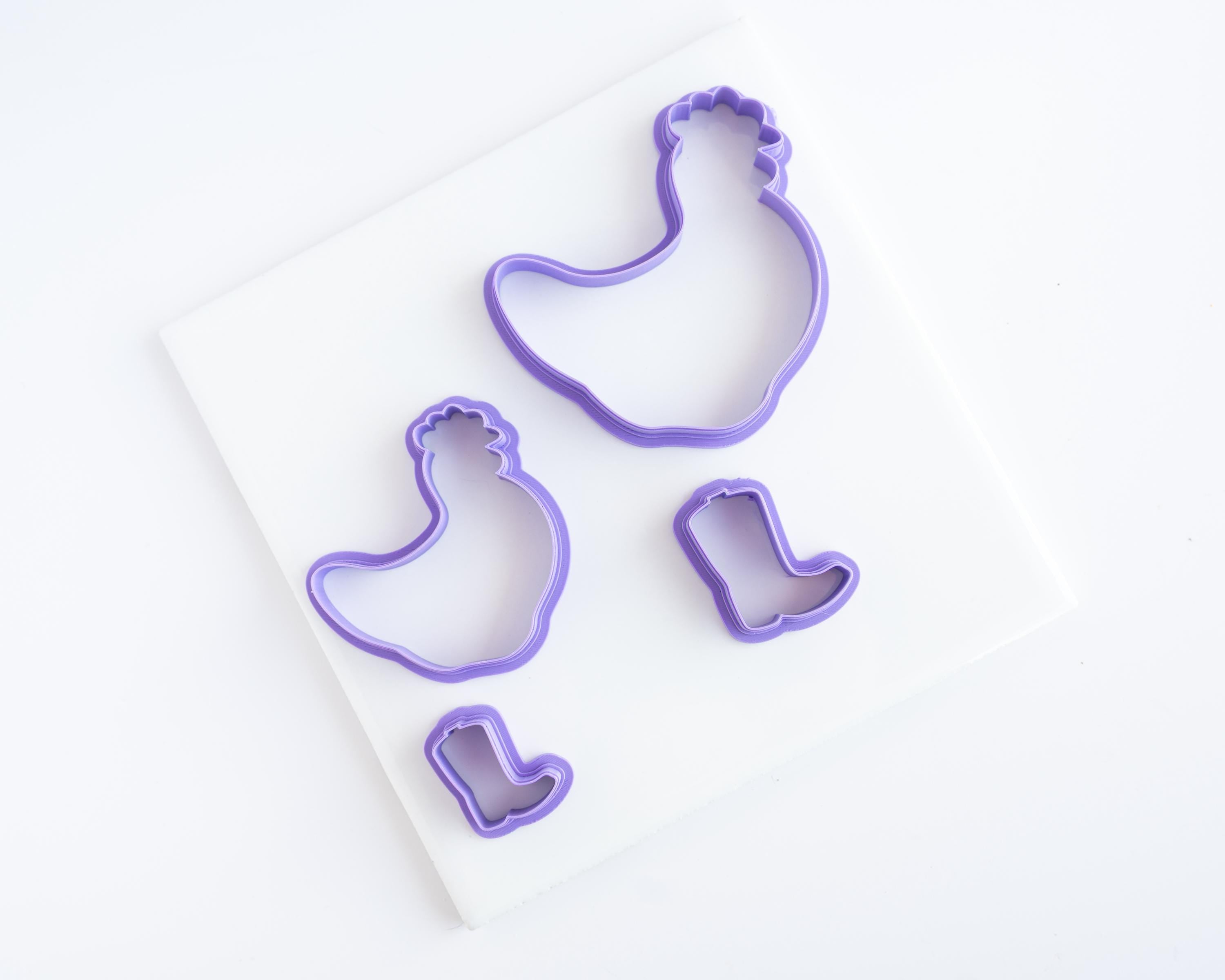 Ornament Collection: Chicken and Boot