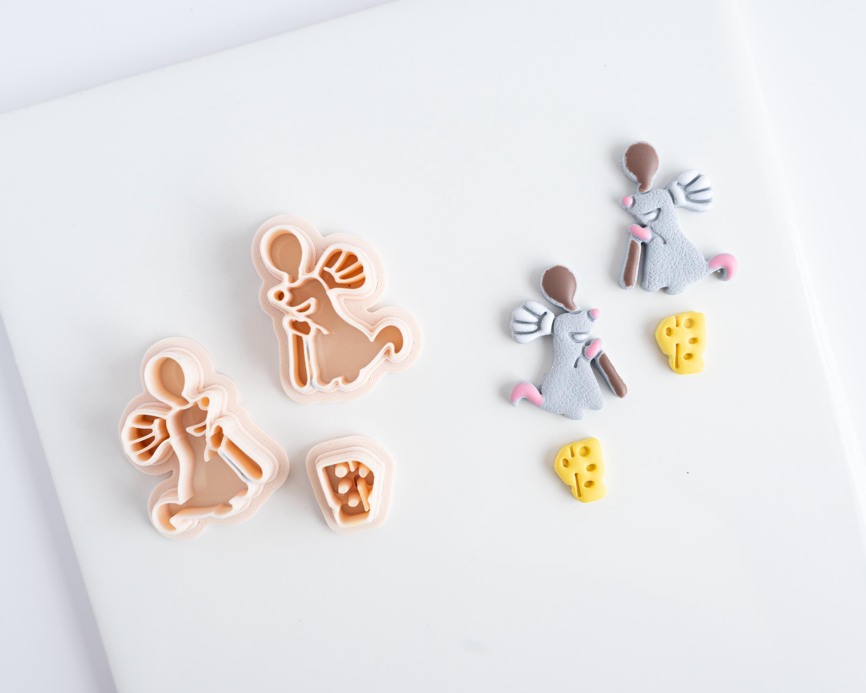 Cooking Rat Dangle - Mirrored 3-piece set