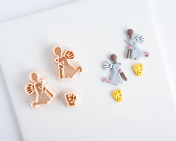 Cooking Rat Dangle - Mirrored 3-piece set