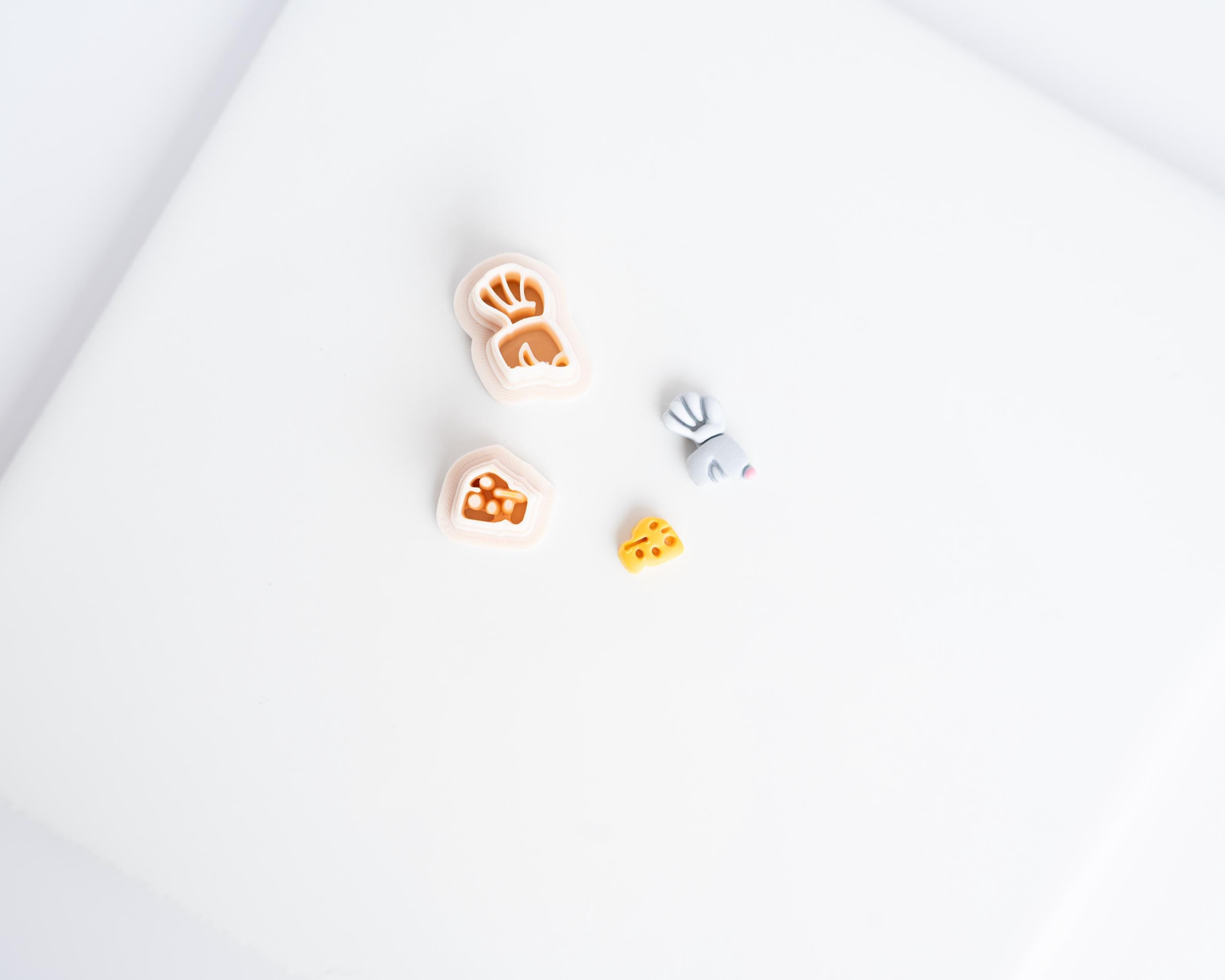 Cooking Rat Stud - Mirrored 2 or 3-piece set