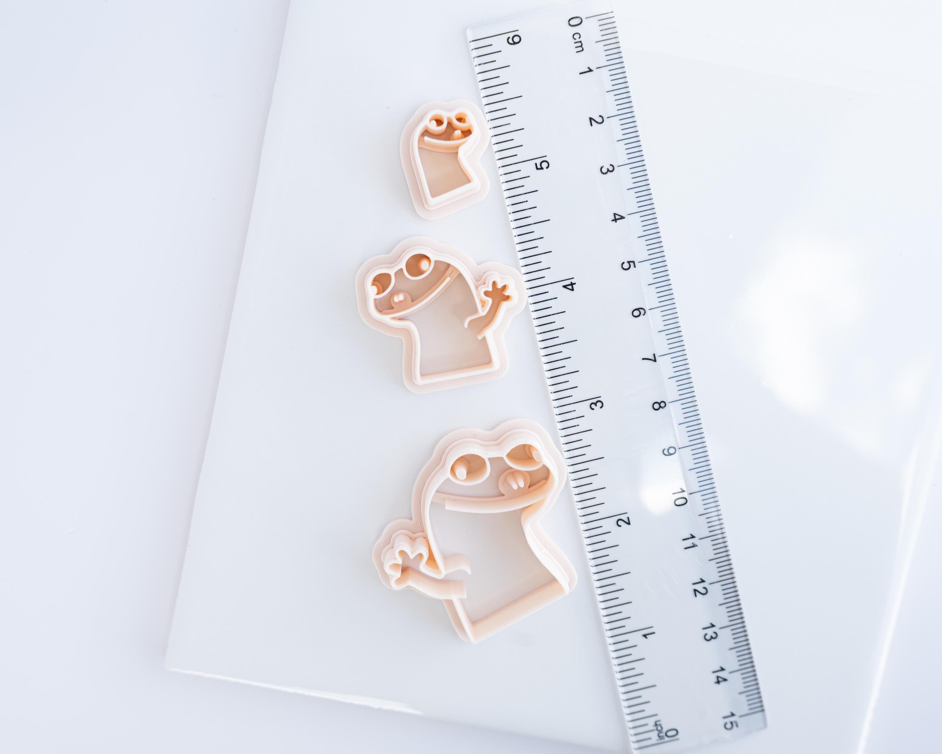 Lizard Meme Mirrored Set (2 Cutters)