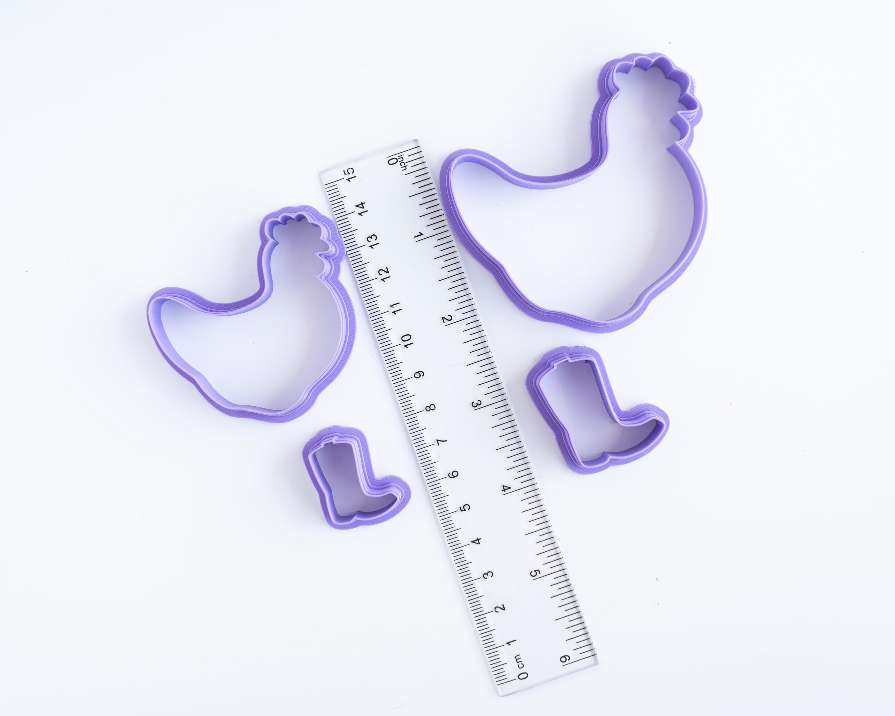 Ornament Collection: Chicken and Boot