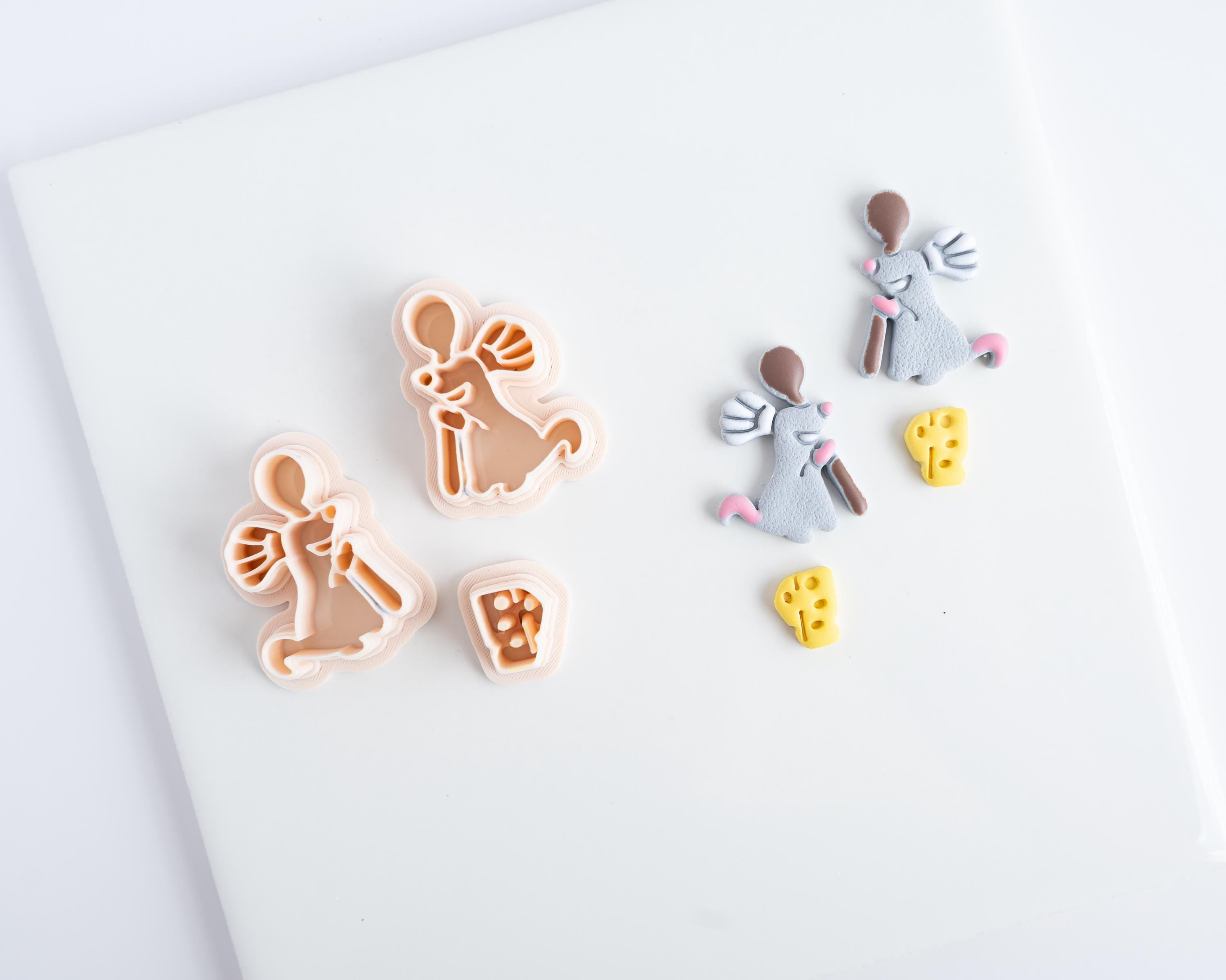 Cooking Rat Dangle - Mirrored 3-piece set