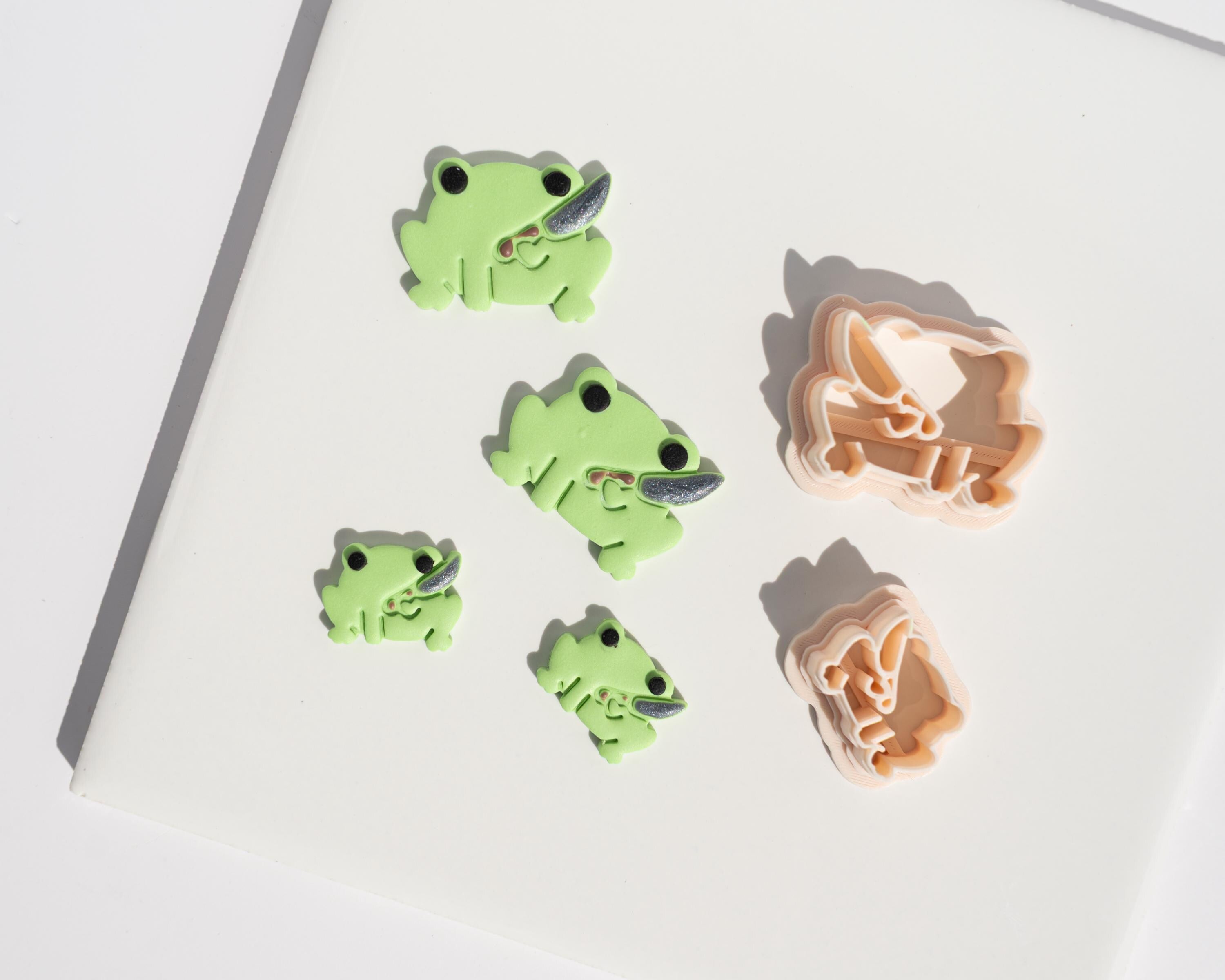 Dagger Kitty, Frog and Chick - Clay Cutter
