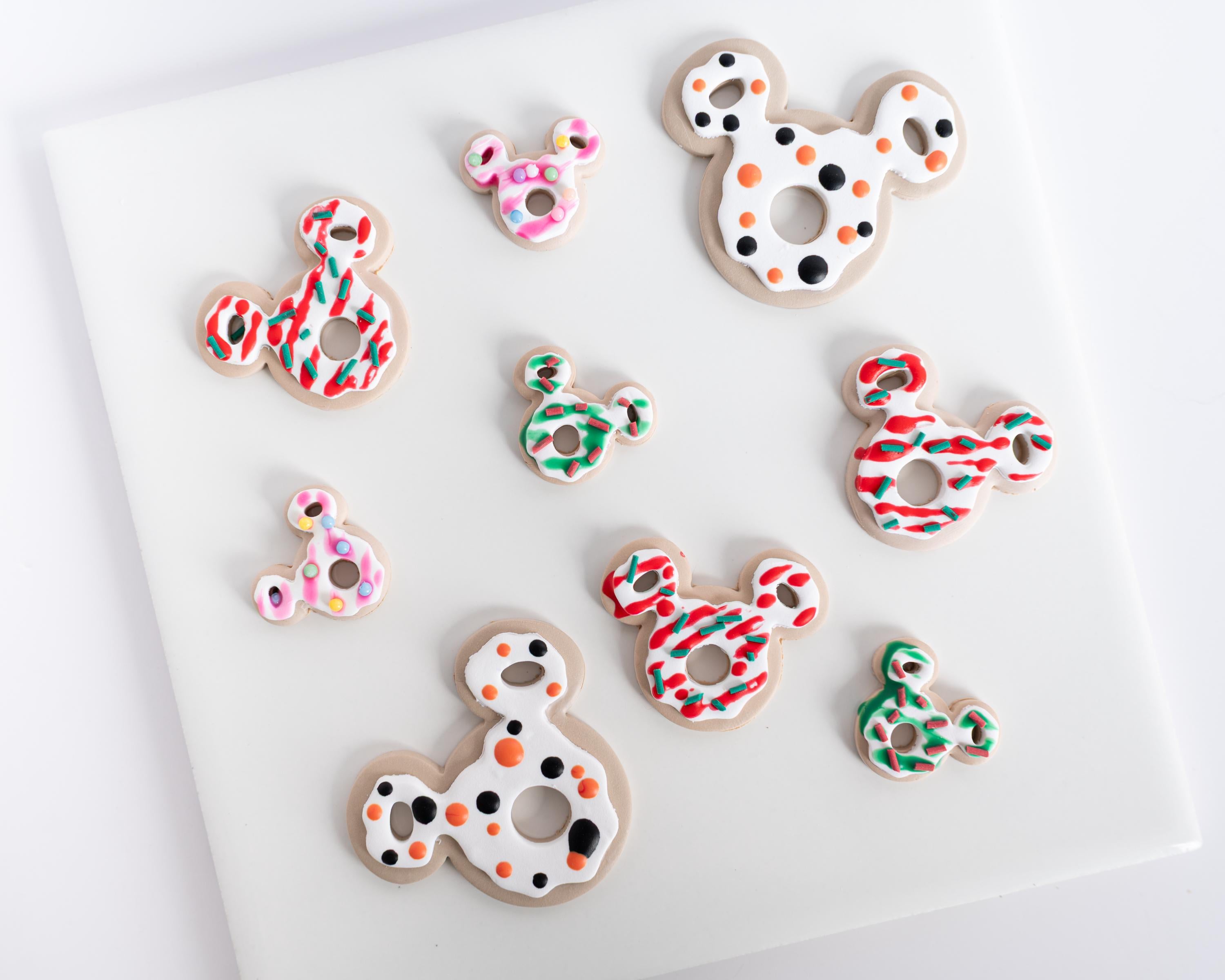 Iced Mouse Ear Cookie - 2 Piece Clay Cutter