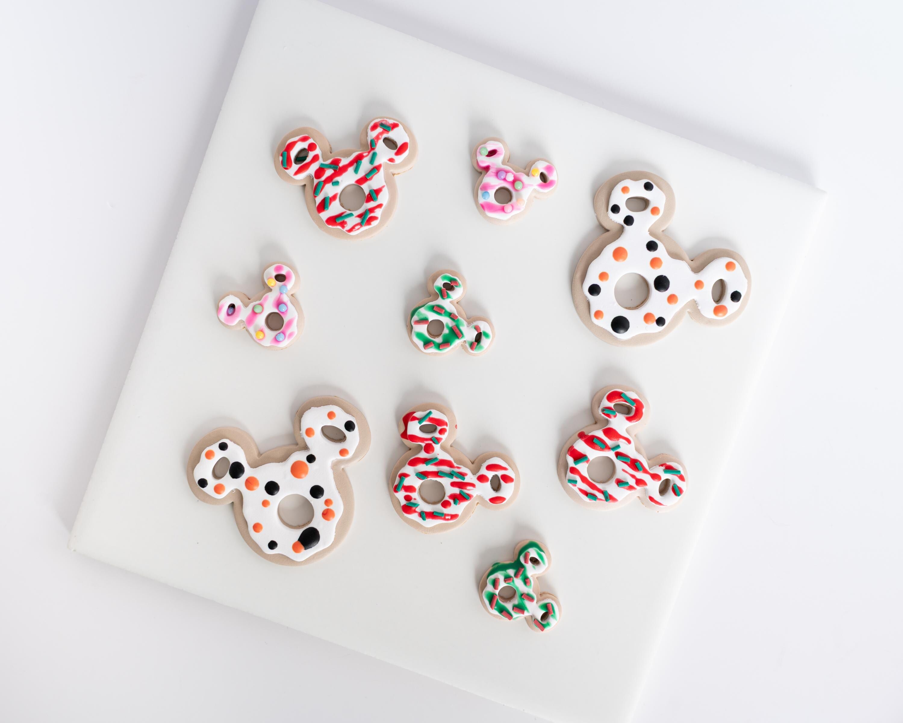 Iced Mouse Ear Cookie - 2 Piece Clay Cutter
