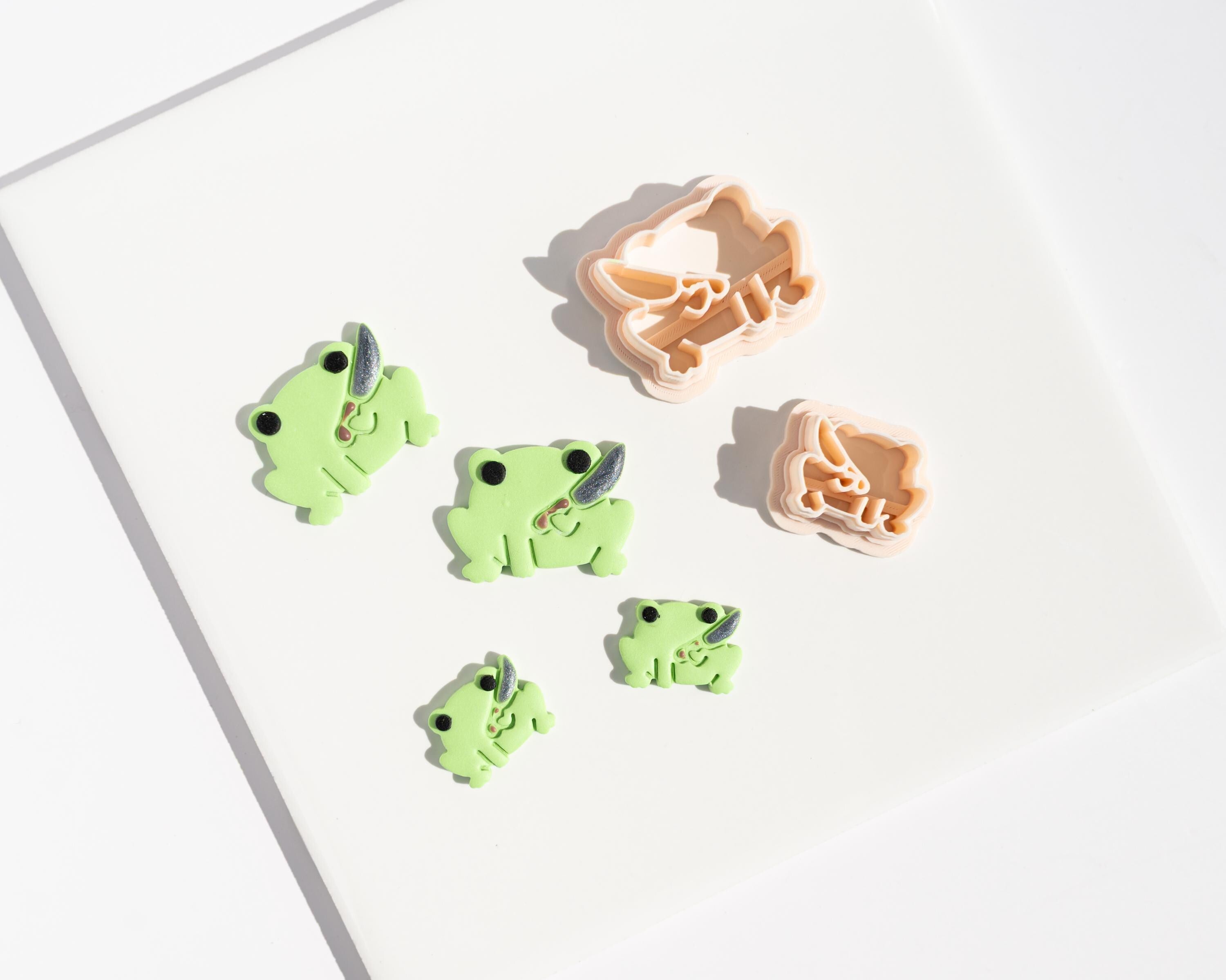 Dagger Kitty, Frog and Chick - Clay Cutter