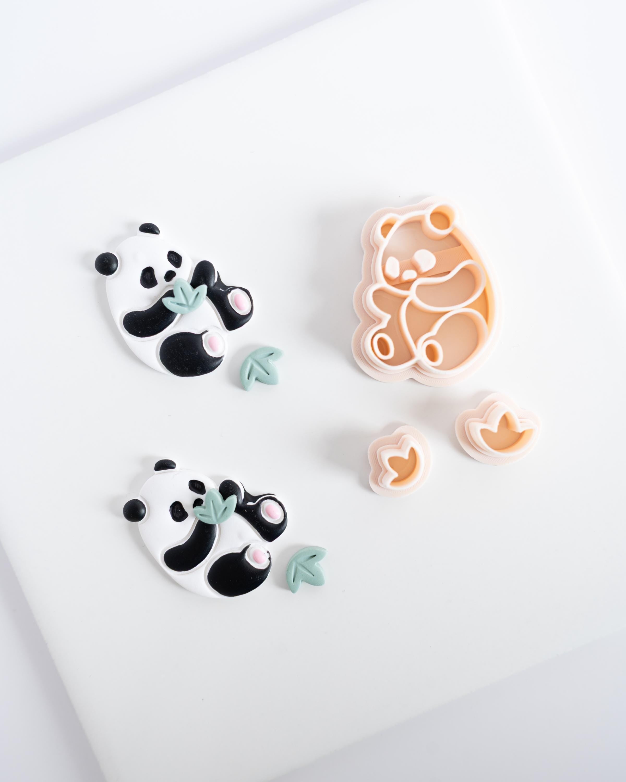 Panda and Eucalyptus Cutter Set - 3 or 4 pieces