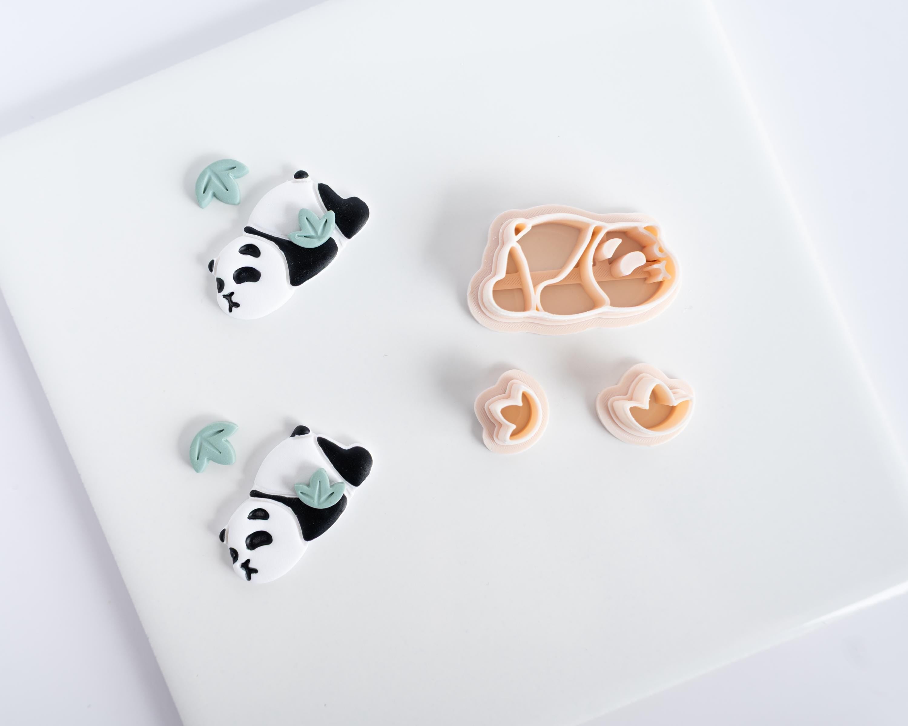 Panda and Eucalyptus Cutter Set - 3 or 4 pieces