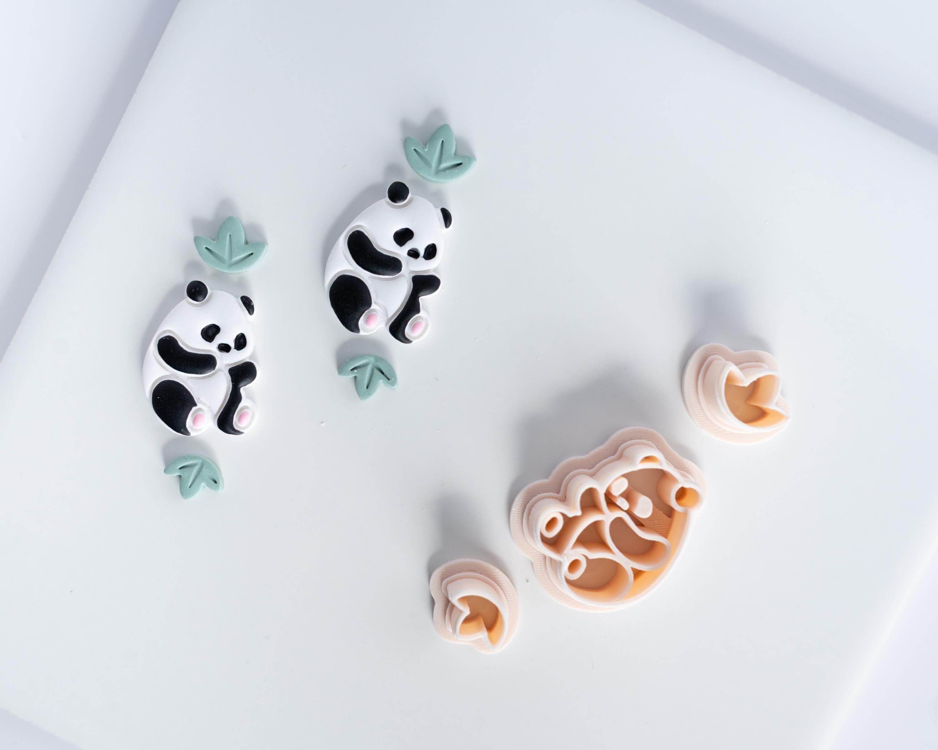 Panda and Eucalyptus Cutter Set - 3 or 4 pieces