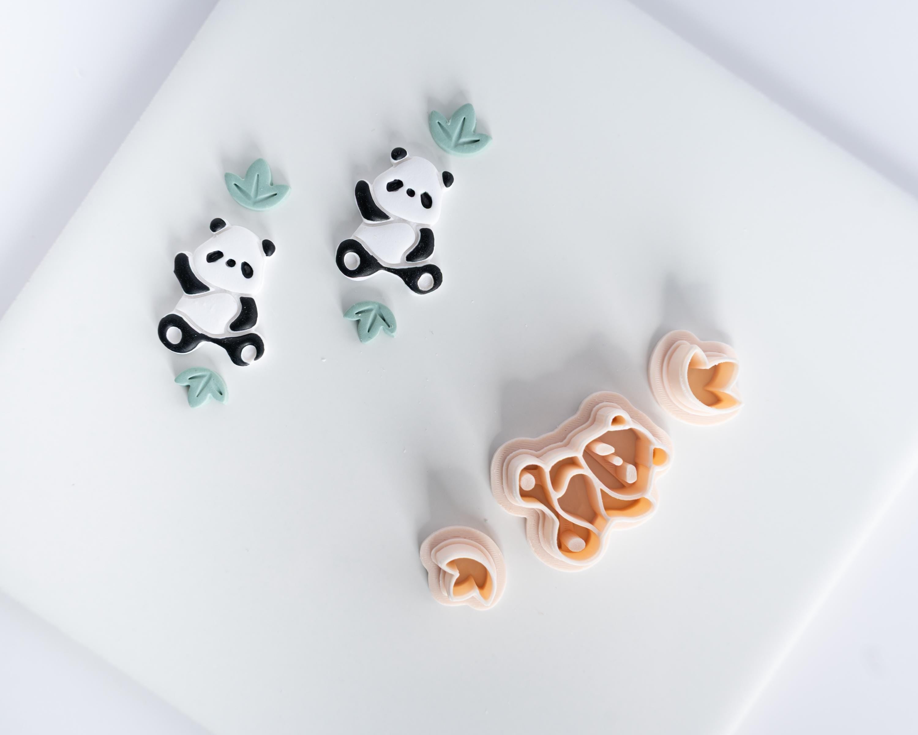 Panda and Eucalyptus Cutter Set - 3 or 4 pieces