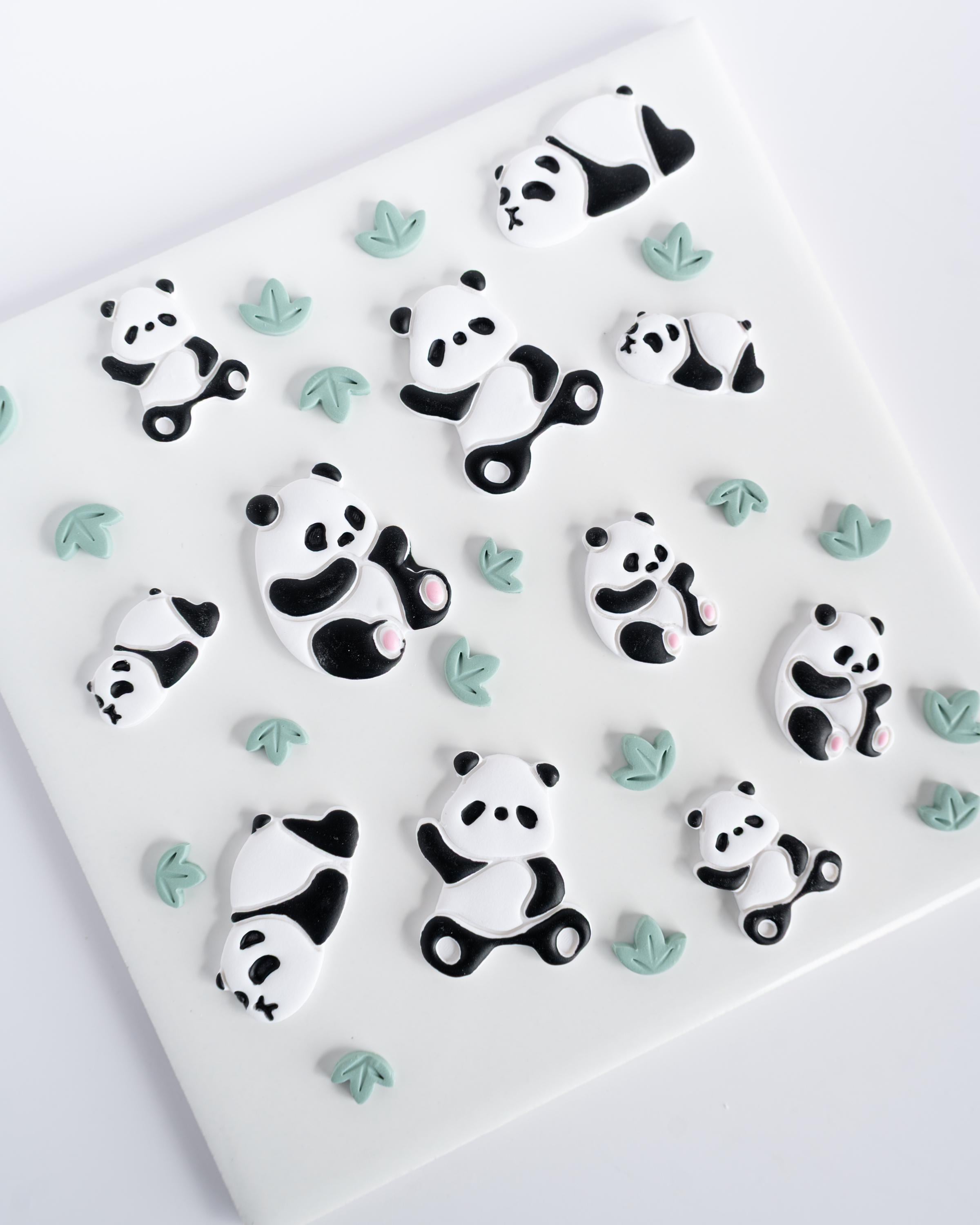 Panda and Eucalyptus Cutter Set - 3 or 4 pieces