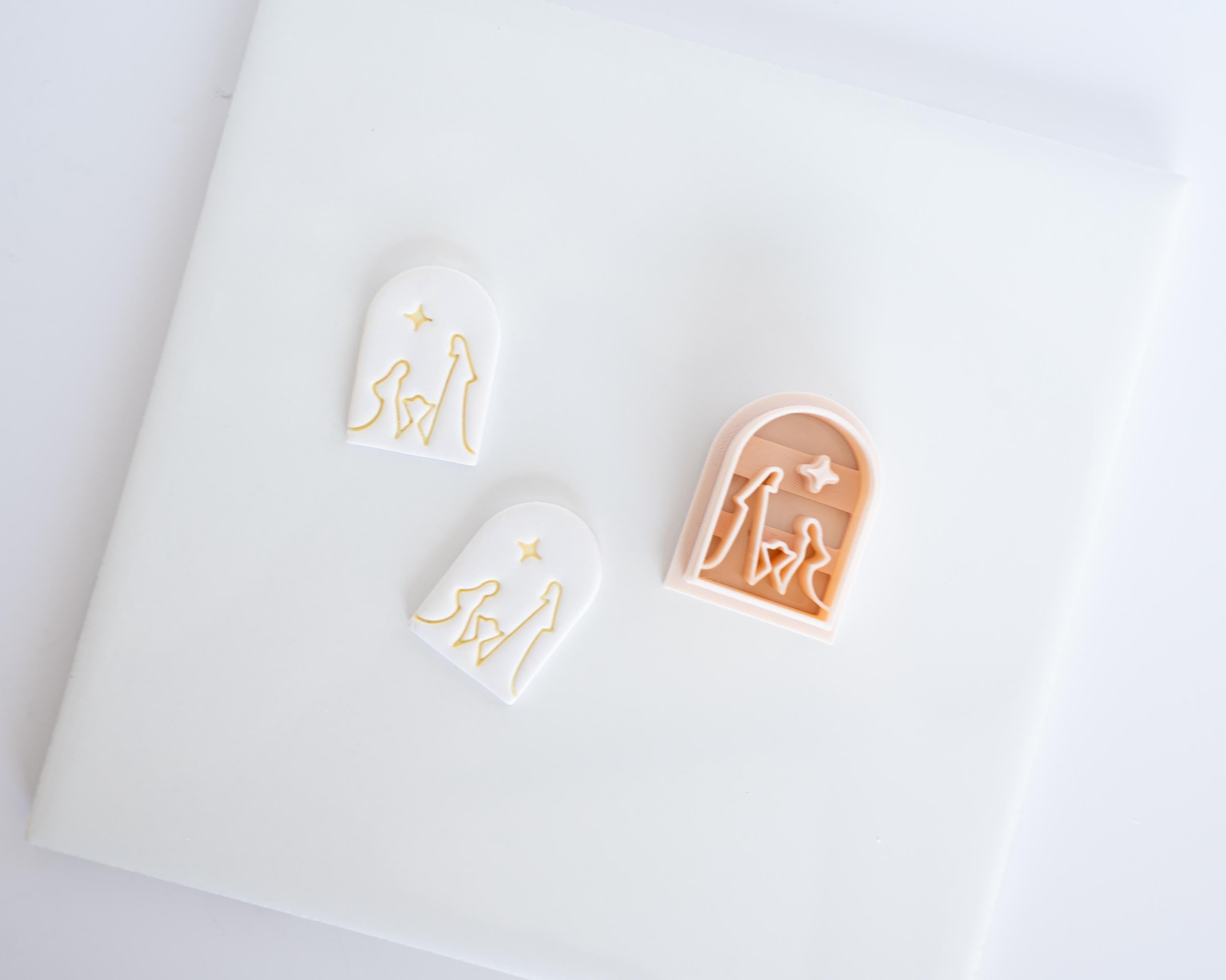 Nativity Scene Arch - Christmas Clay Cutter