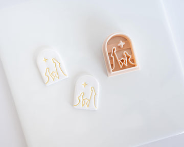 Nativity Scene Arch - Christmas Clay Cutter