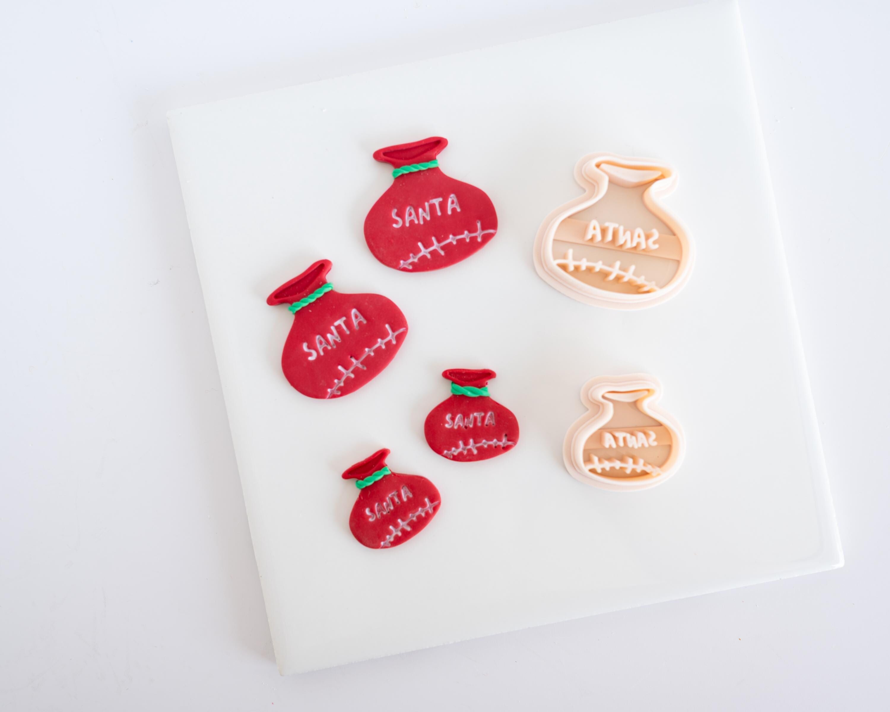Santa Bag - Christmas Clay Cutter