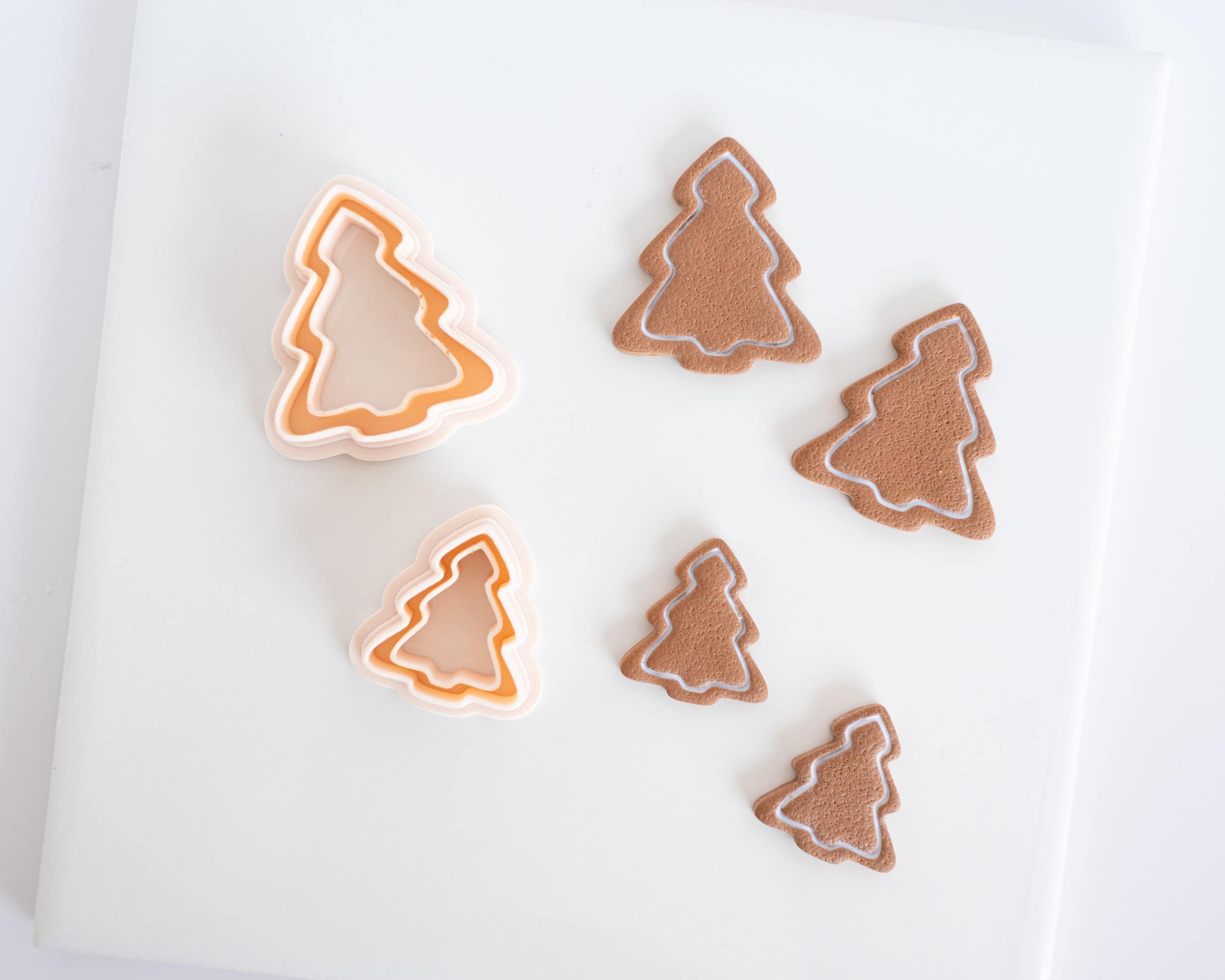 Gingerbread Christmas Tree - Christmas Clay Cutter