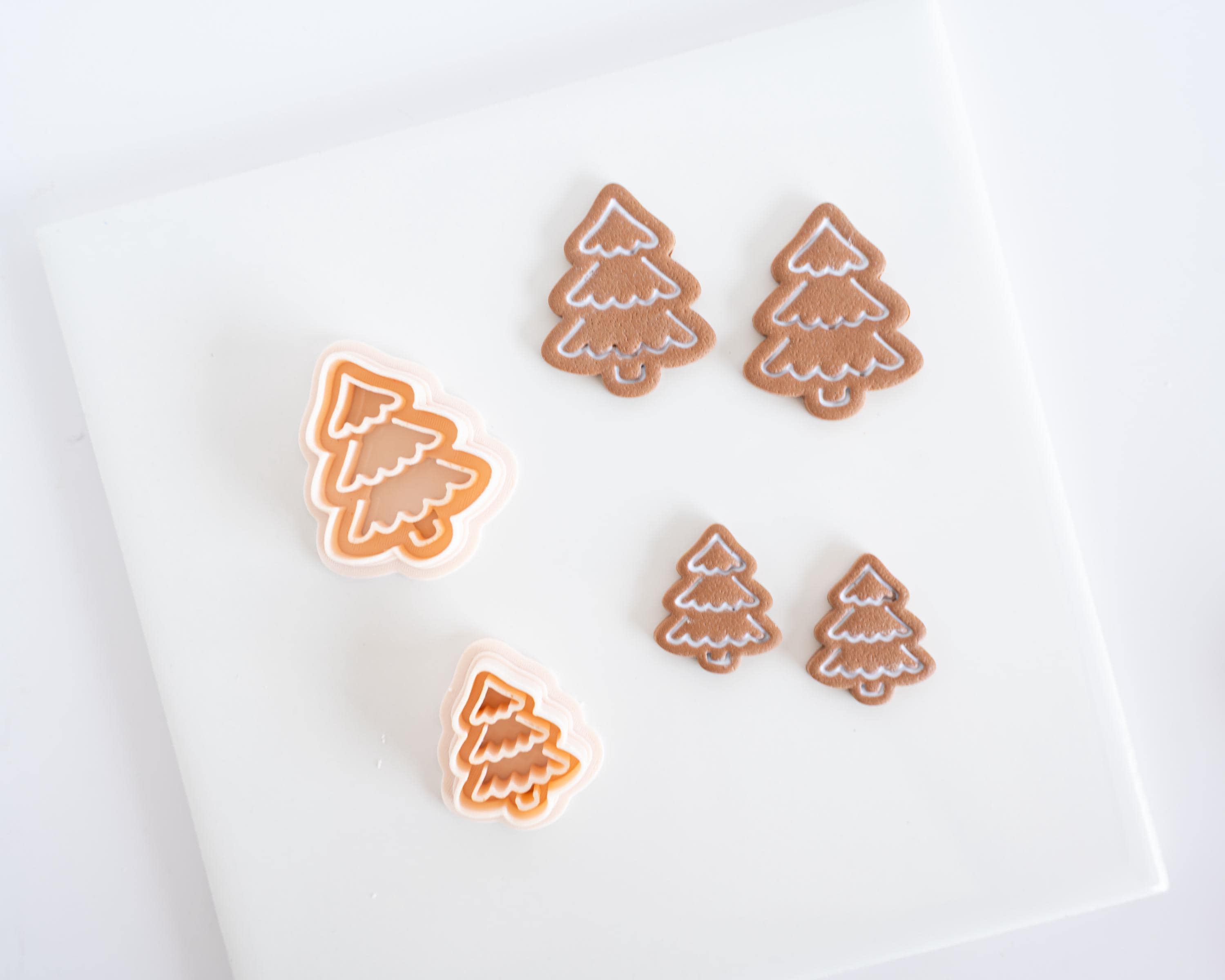 Gingerbread Christmas Tree - Christmas Clay Cutter