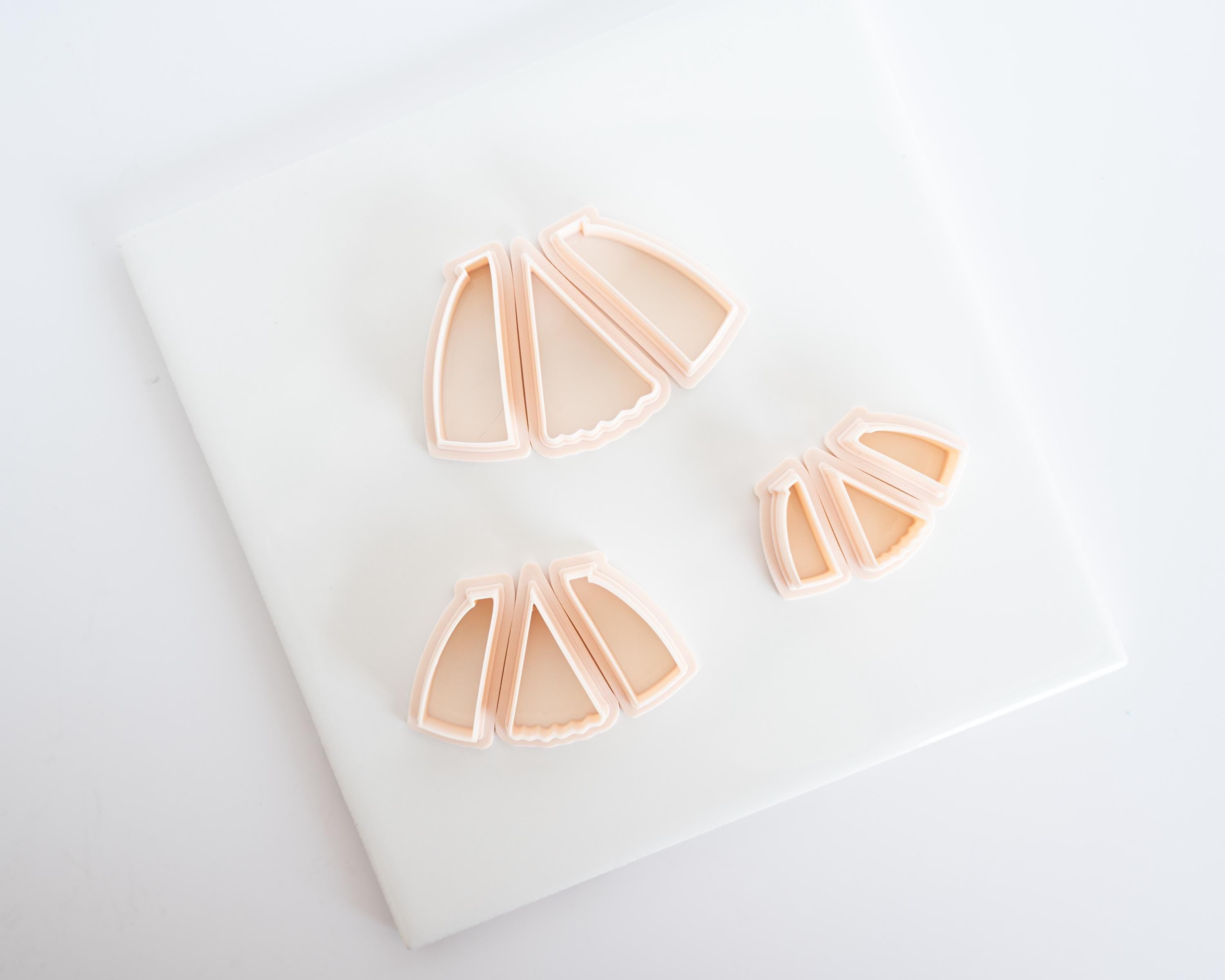 Paper Doll Dress Set - Mix and Match - Make your own - 8 Pc Clay Cutter