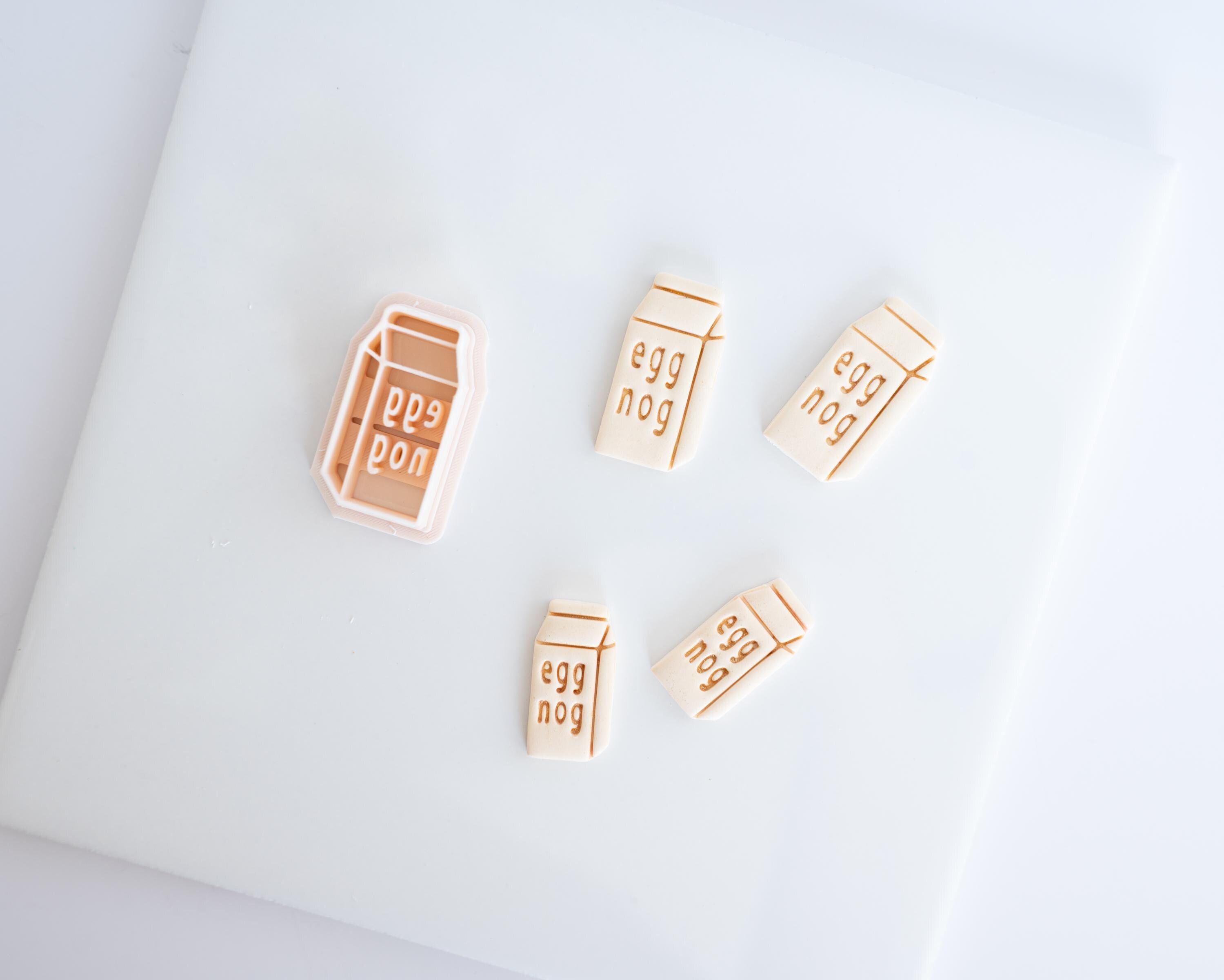 Egg Nog Carton Clay Cutter